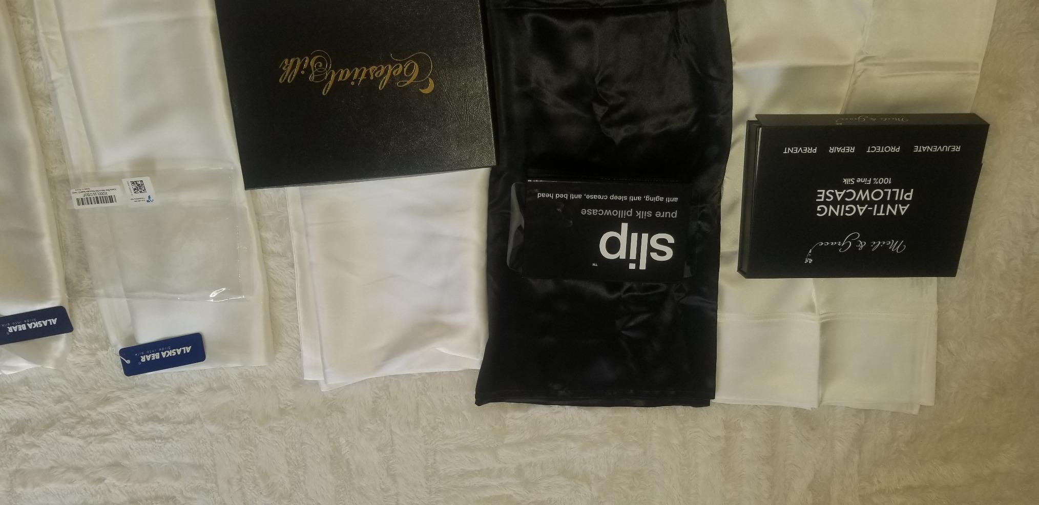 Slip Silk Queen Pillowcase, Pink | 100% Pure 22 Momme Mulberry Silk | Gentle on Hair & Skin | Anti-Aging, Anti-Bed Head, Anti-Sleep Crease | Queen Standard | Slipsilk™ Technology | All Hair Types customer photo 2