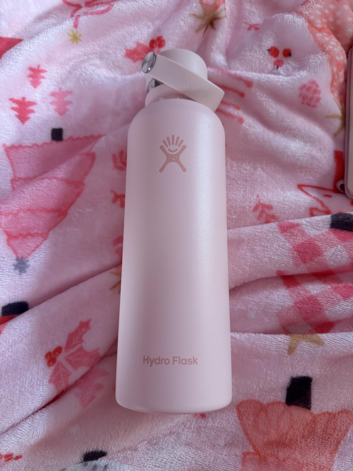 Hydro Flask Water Bottle - Insulated Stainless Steel - Non Spill, Leakproof in 24 Oz White customer photo 1