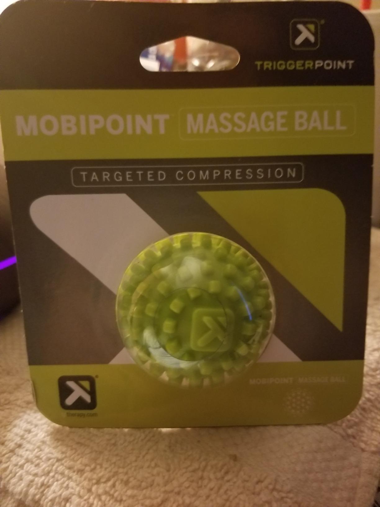 TRIGGERPOINT PERFORMANCE THERAPY MobiPoint Textured Massage Ball for Targeted Foot Pain Relief, (2-Inch) customer photo 1