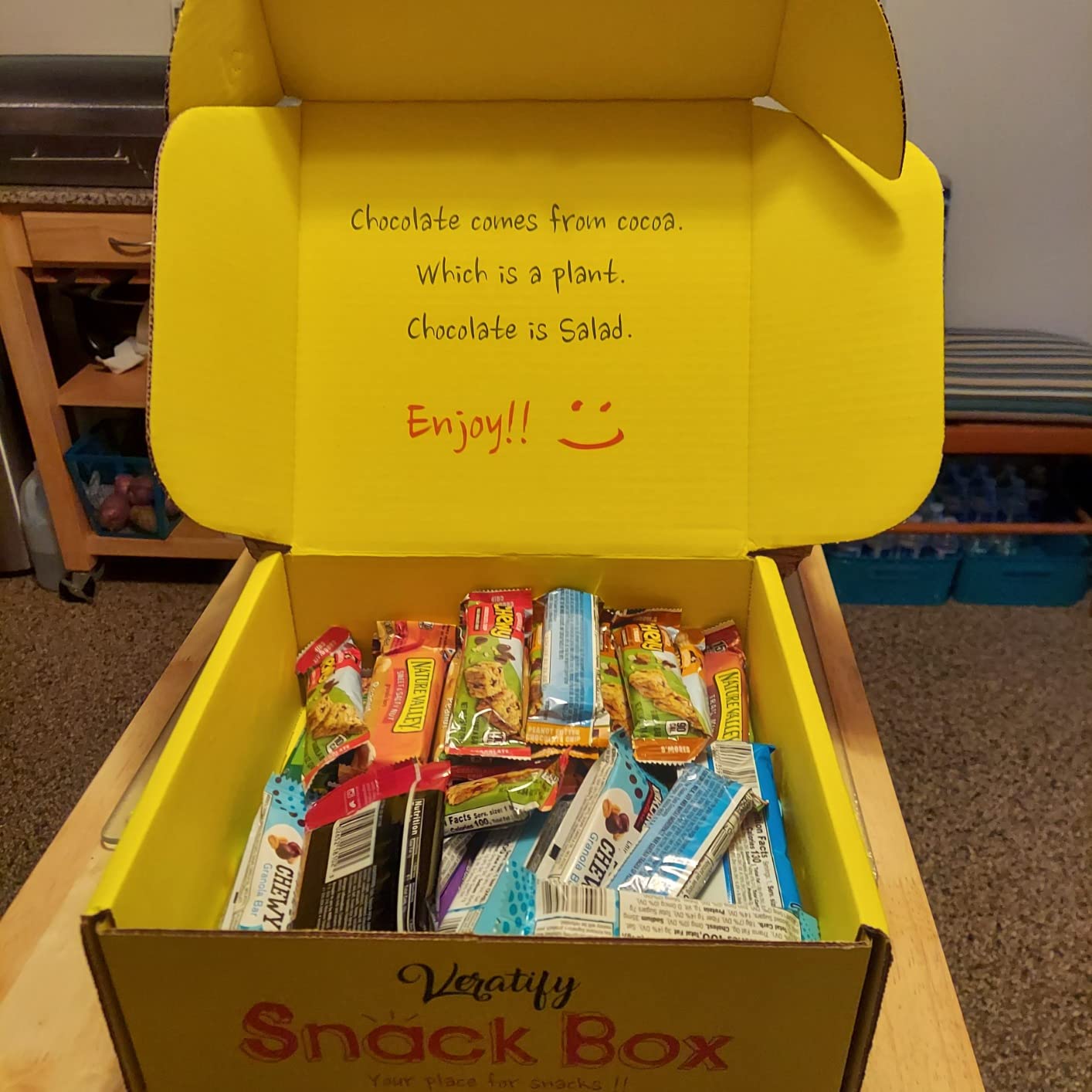 Veratify Healthy Mixed Snack Box (66 Count) Snacks Gift Basket customer photo 1