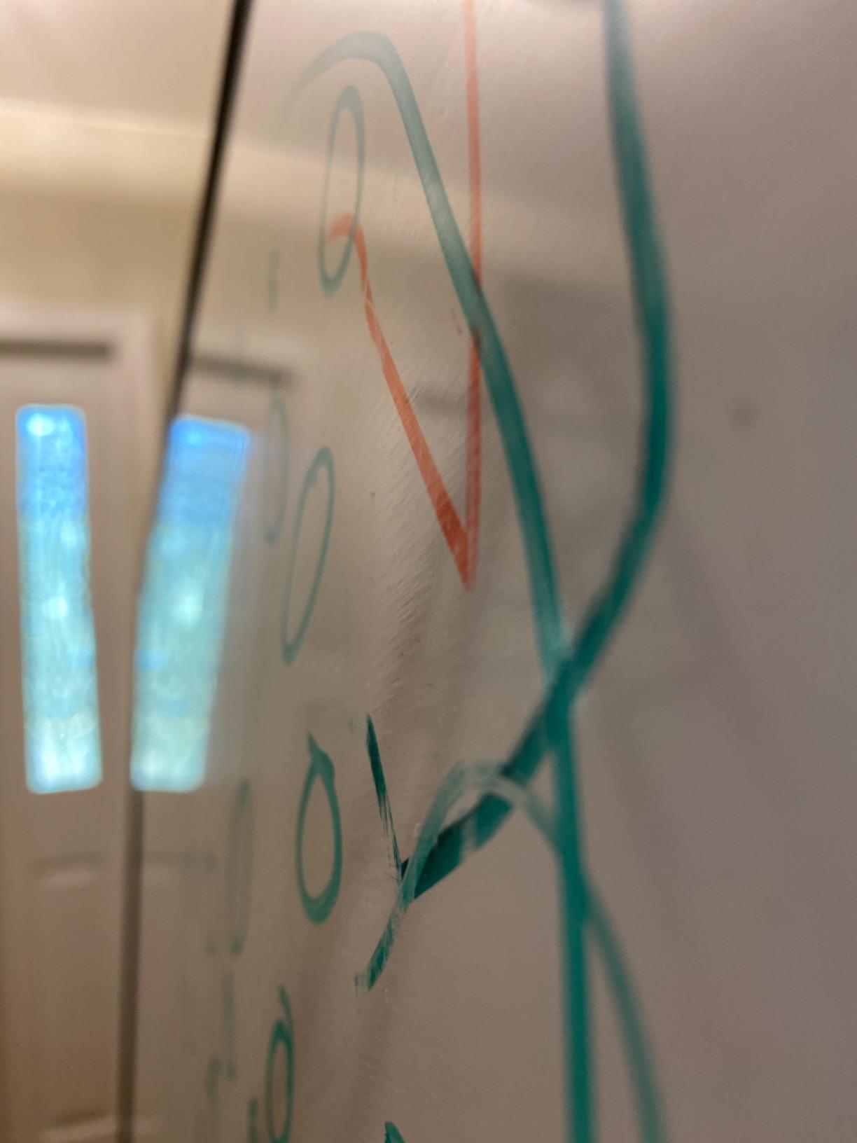 Lockways Magnetic White Board, 48