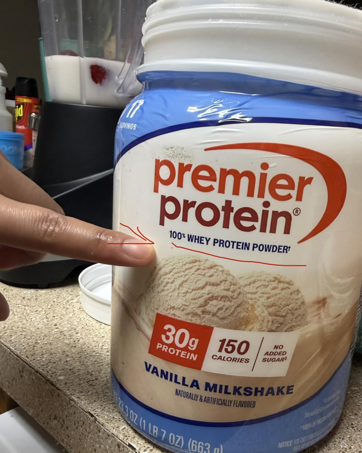 Premier Protein 30g High Protein Powder, 100% Whey, Vanilla, 17 Servings | No Added Sugar, Supports Muscle Health, Soy & Gluten-Free, 1.5 lb customer photo 2