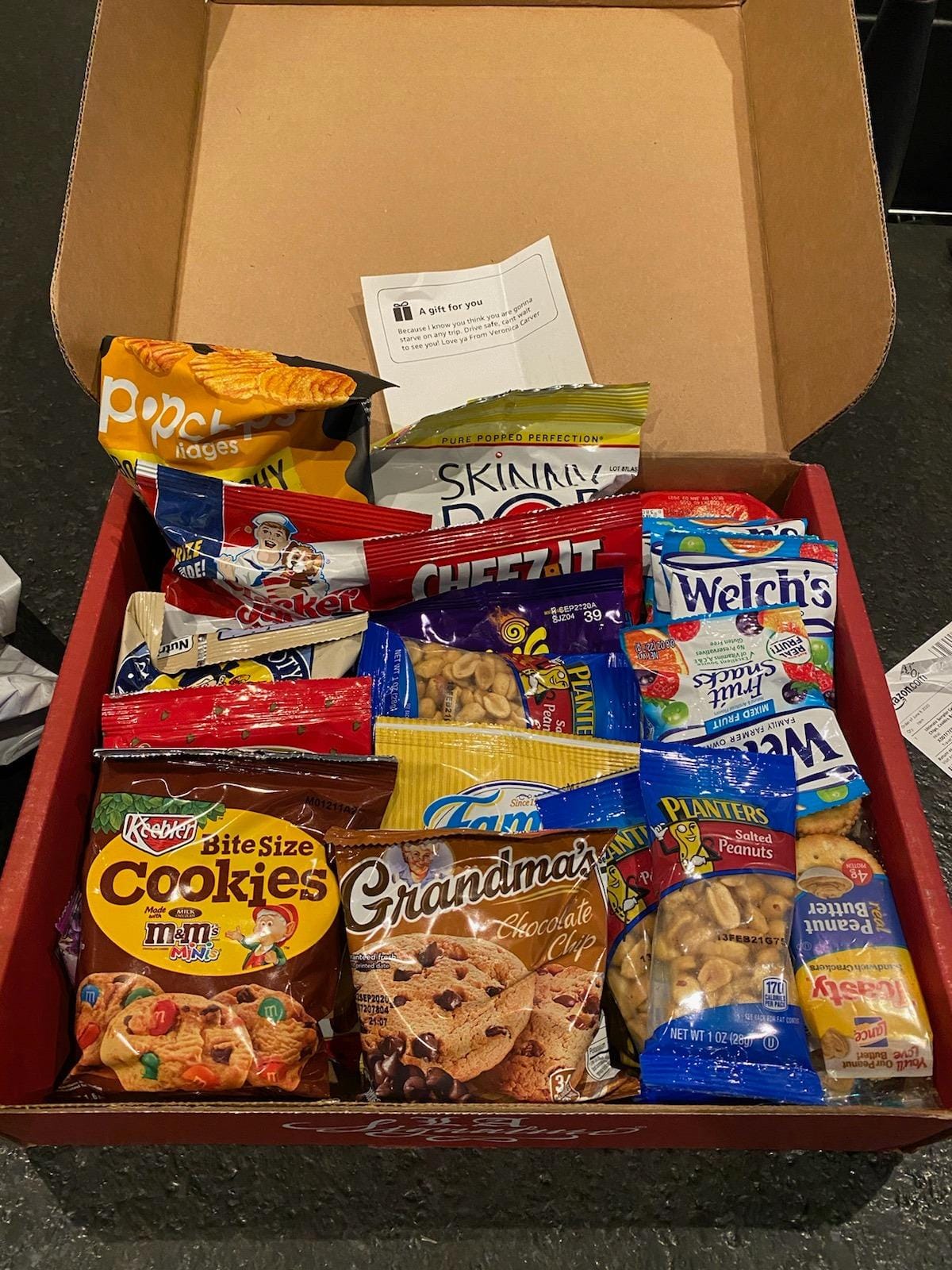 Ultimate Variety Sampler Care Package 40 Count - Ready To Gift Assorted Snacks With Cookies Chips Bars Popcorn Crackers For Adults Kids Grandkids Office Break Rooms School Snacks Camp Snack Birthday College Student Office School customer photo 1