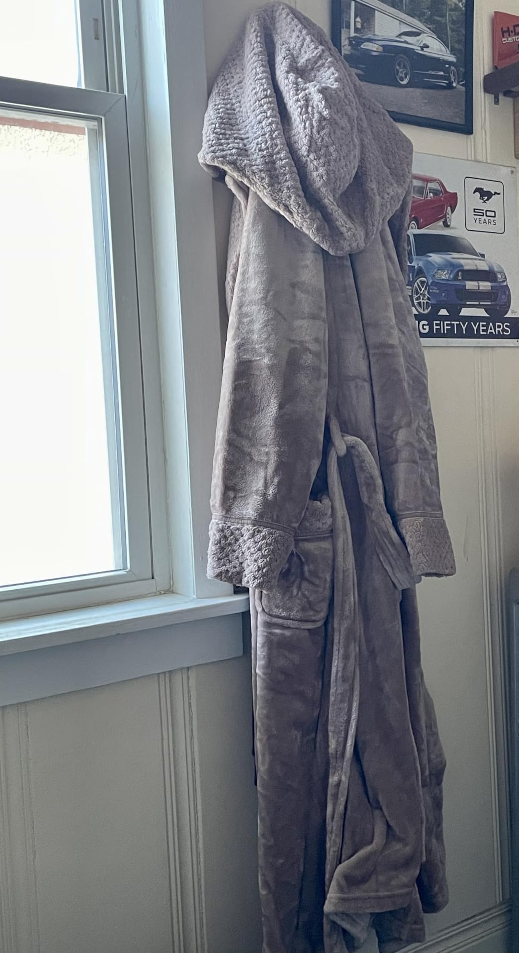Richie House Women's Plush Fleece Bathrobe, Soft Warm Cozy Robe, Long Sleeve Bath Robe for Women, RH1591 customer photo 1