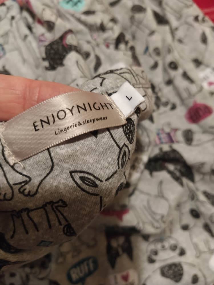 ENJOYNIGHT Womens Nightgown Cotton Sleep Shirt Short Sleeve Nightshirt customer photo 1