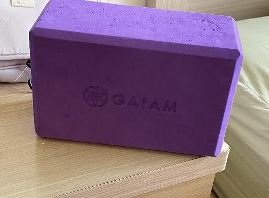 Gaiam Yoga Block - Supportive Latex-Free Eva Foam - Soft Non-Slip Surface with Beveled Edges for Yoga, Pilates, Meditation customer photo 2