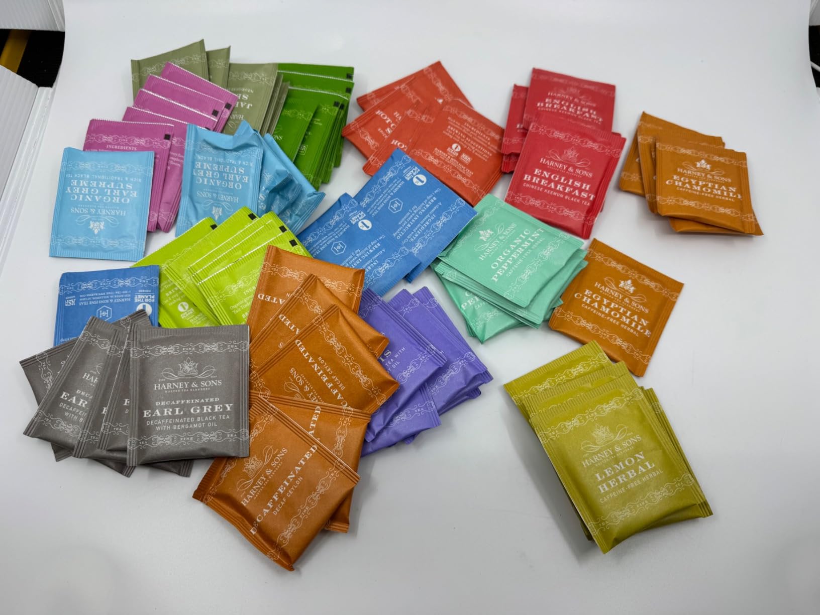 Harney & Sons Assorted Tea Bag Sampler Bundle 42 Count With Honey Crystal Packs Great for Birthday, Hostess and Co-worker Gifts, Tea Set Gifts, Tea Variety Pack customer photo 2