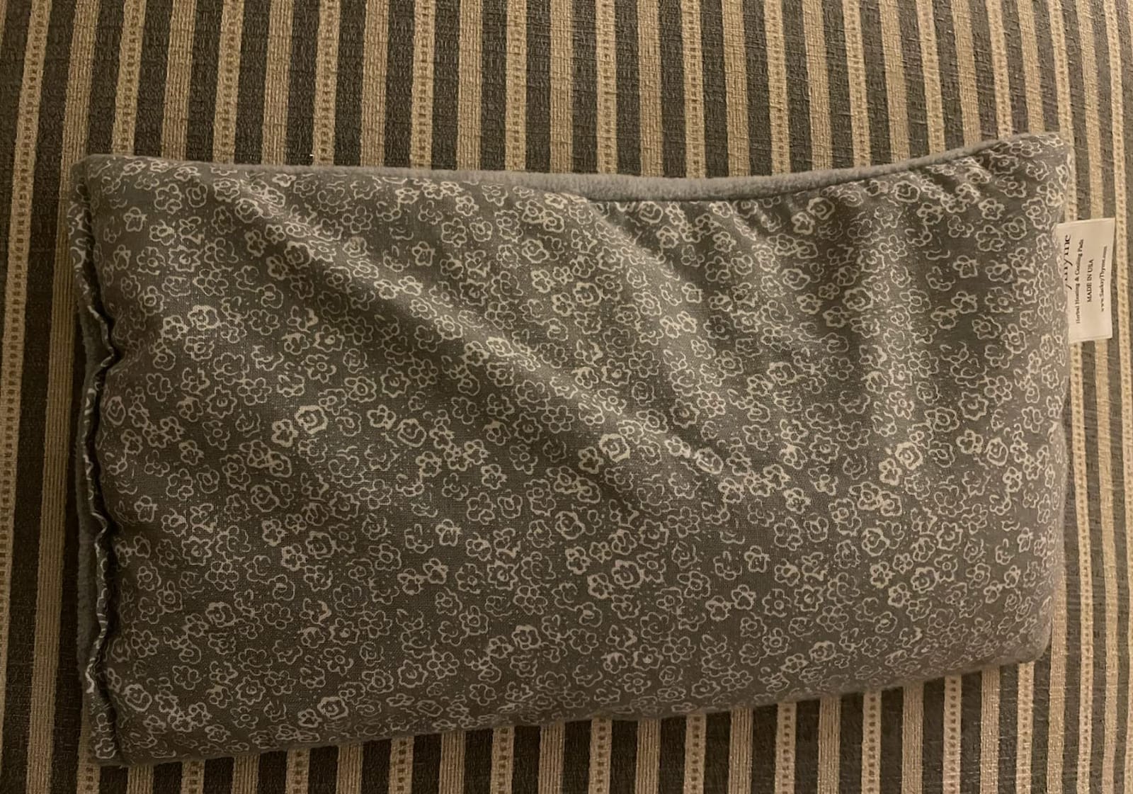 SacksyThyme Microwave Heating Pad for Cramps, Back, Neck, Shoulders, Leg Pain - Reusable Heat Pack, Hot Moist Microwavable Therapy Pack - Unscented Flaxseed Hot Compress Made in USA customer photo 2