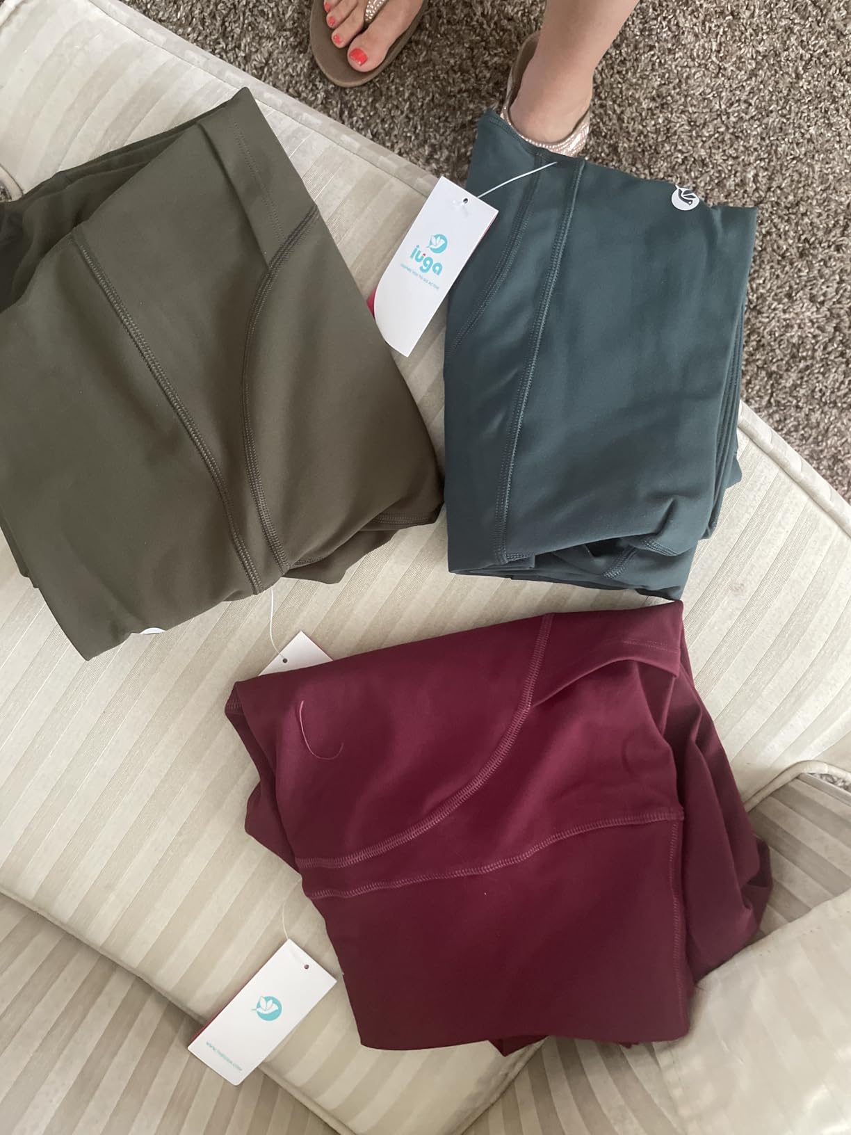 Tummy Control Leggings with Pockets for Women Workout Yoga Pants customer photo 1