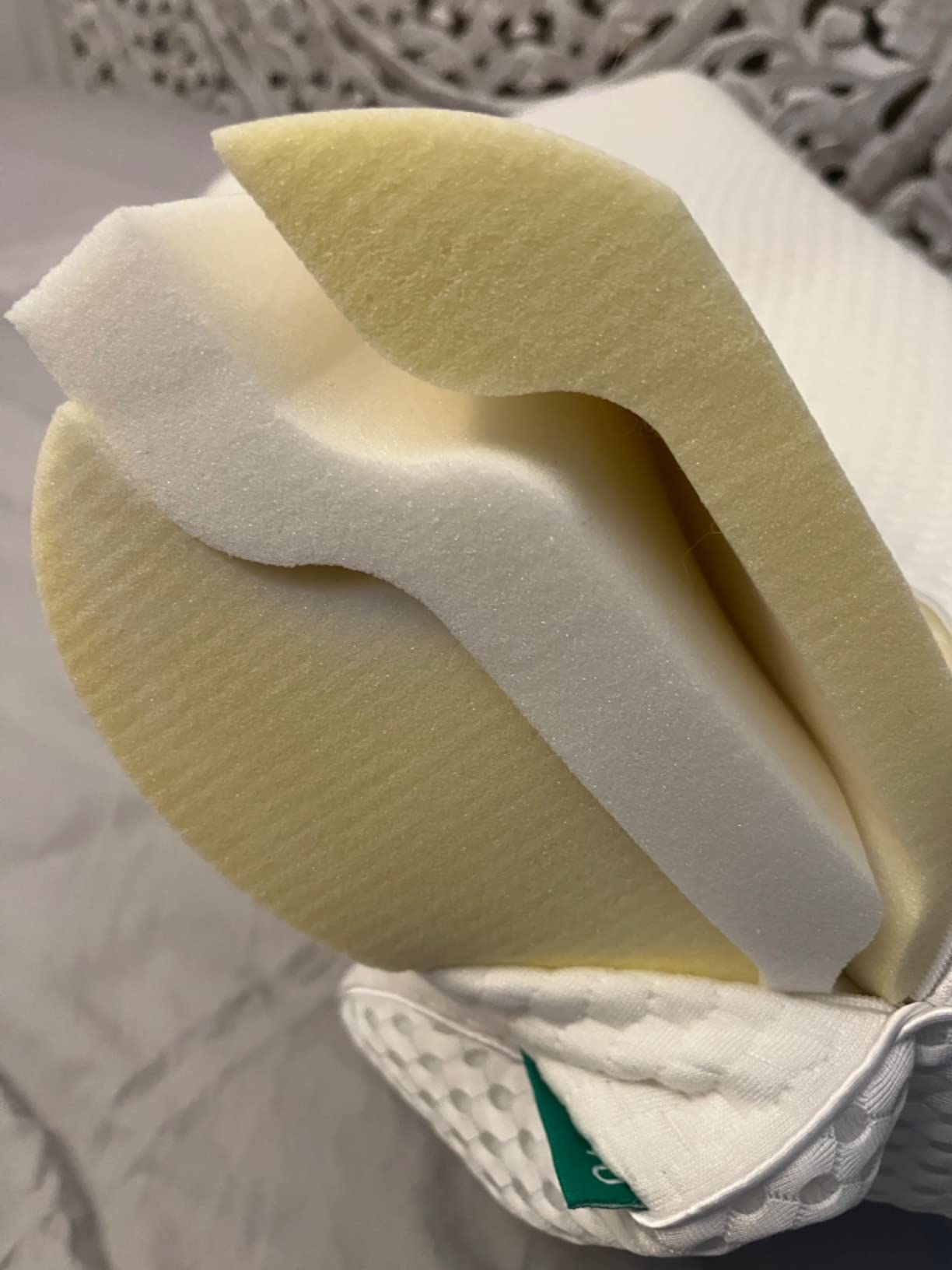 UTTU Cervical Pillow for Neck Pain Relief, Memory Foam Neck Pillow for Sleeping customer photo 2