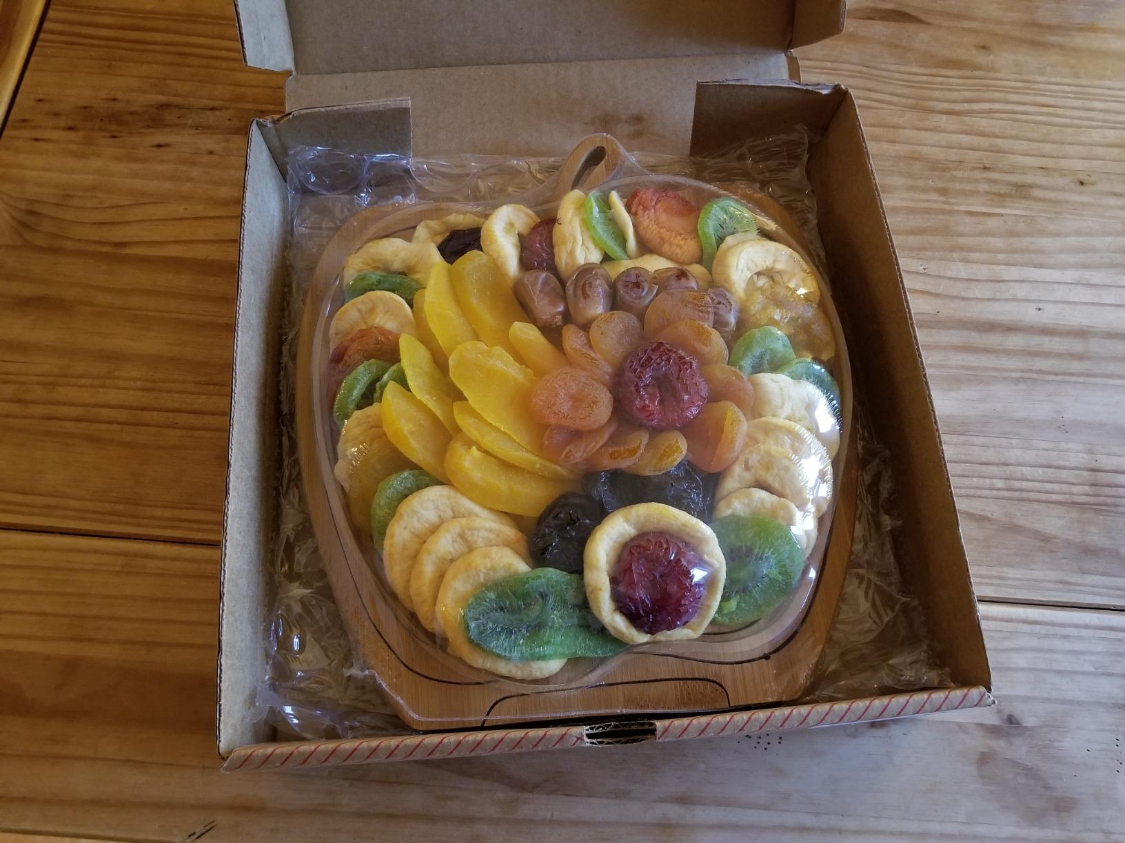 Dried Fruit Gift Basket - Healthy Gourmet Snack Box - Holiday Food Tray - Variety Snacks - Easter, Birthday, Sympathy, Mom, Dad, Corporate Tray - Bonnie & Pop customer photo 2