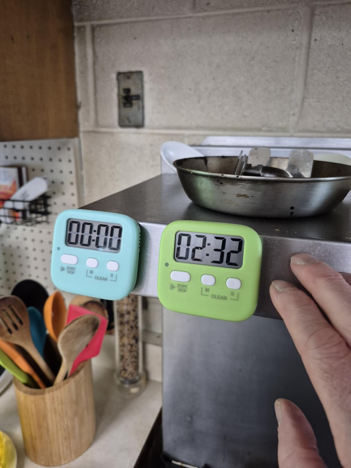 Antonki 2 Pack Digital Timer for Kids Classroom Kitchen Timers for Cooking customer photo 1