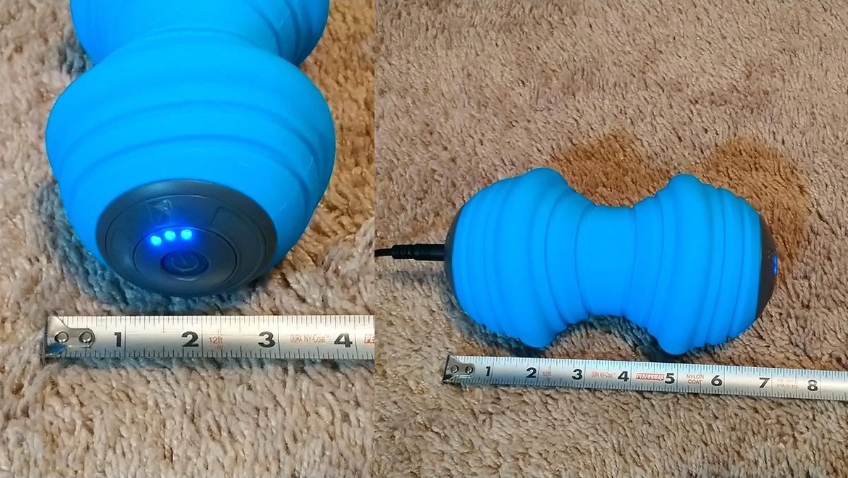 TriggerPoint CHARGE VIBE Three-Speed Ridged Vibrating Portable Foam Roller customer photo 1
