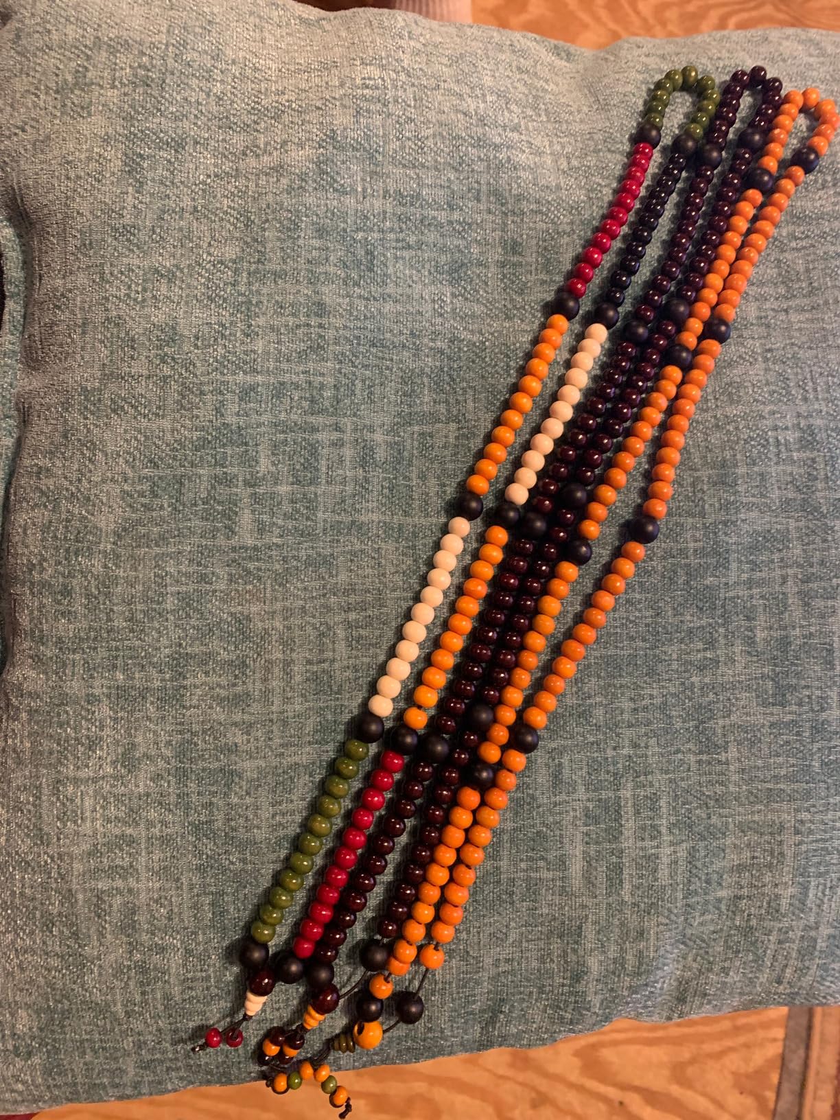 108 Mala Bead Bracelets 8MM Tibetan Buddha Wood Beaded Sandalwood Bracelets customer photo 1