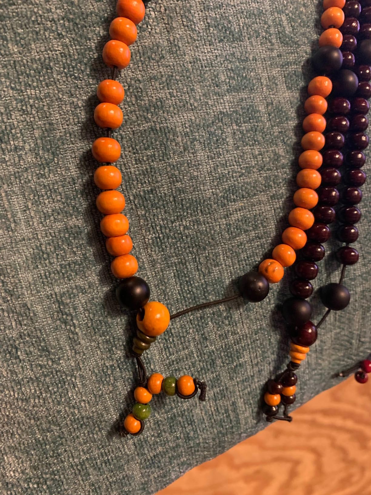 108 Mala Bead Bracelets 8MM Tibetan Buddha Wood Beaded Sandalwood Bracelets customer photo 2