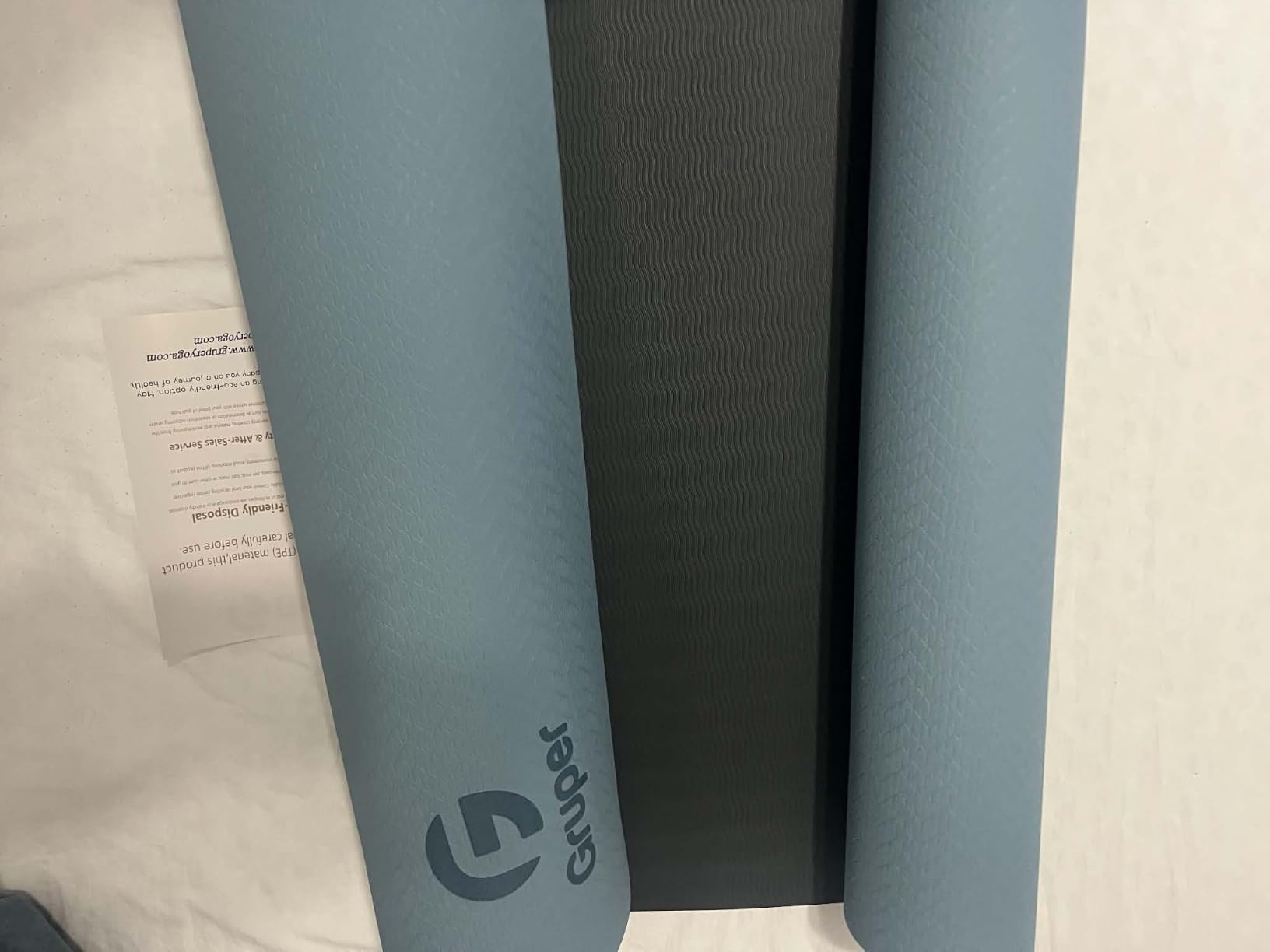 Gruper Yoga Mat Non Slip, Eco Friendly Fitness Exercise Mat with Carrying Strap customer photo 1