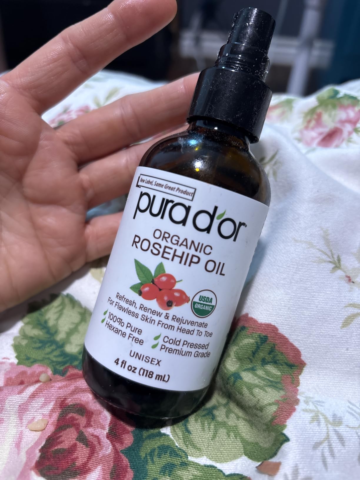 PURA D'OR Hair Thinning Therapy Energizing Scalp Serum 4oz w/Copper Tripeptide, Biotin, Caffeine, Plant Stem Cell, Catalase & DHT Balance, Rosemary Green Tea Leaf Extract customer photo 1