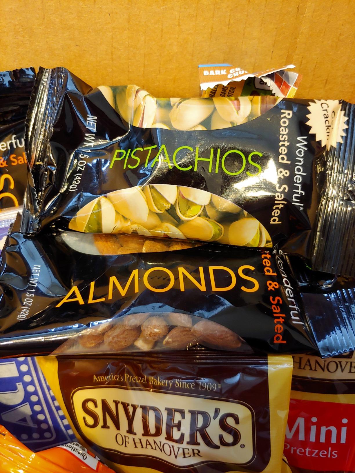 Men's Hearty Snack Box - Ultimate Man Care Package ( 50 piece Snack Pack ) Jerky, Nuts, Chips and Pretzels Variety Pack - The Care Crate Co. customer photo 2