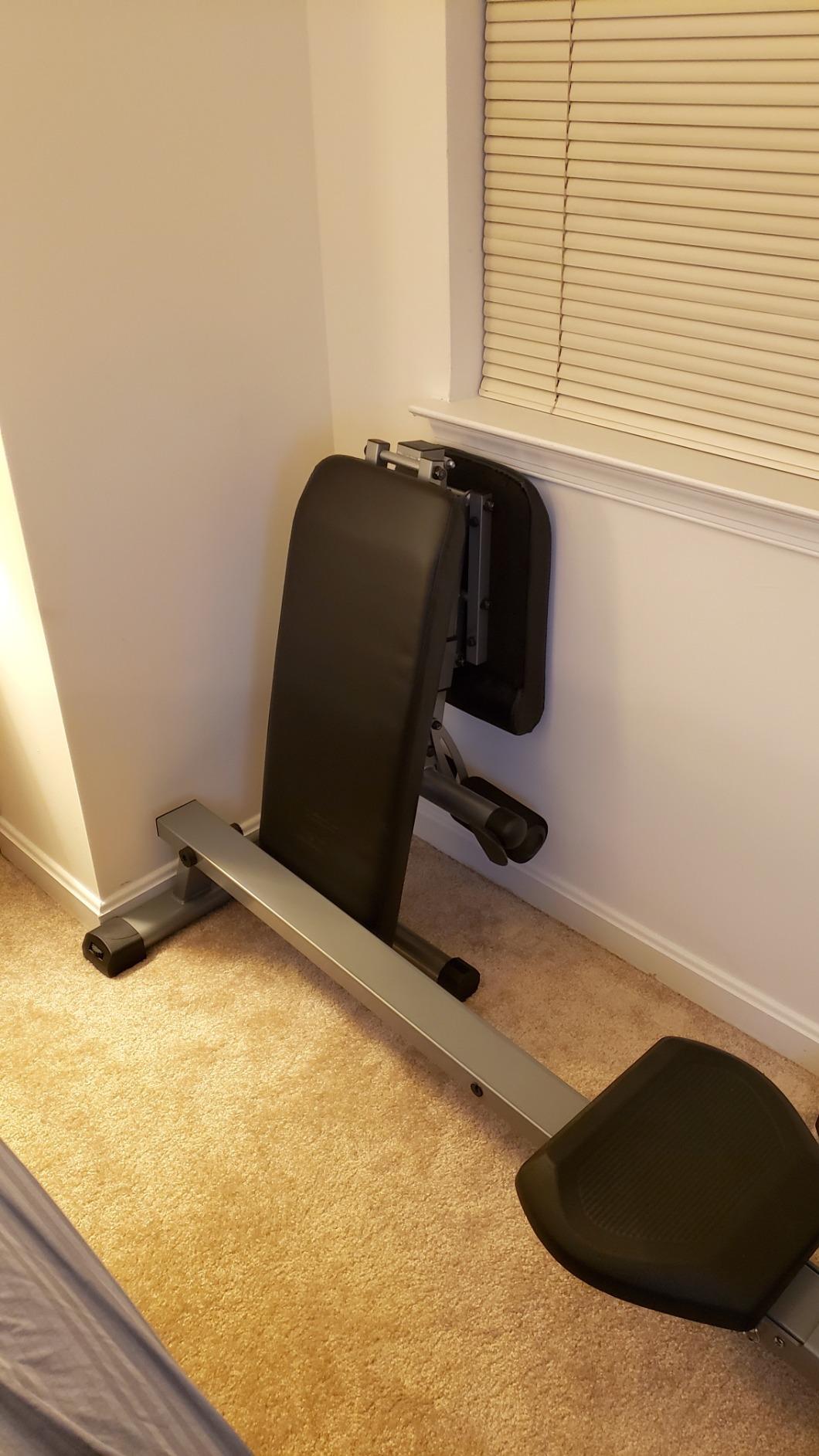 RitFit Adjustable/Foldable Utility Weight Bench for Home Gym | Incline Decline Flat, Multi-Position Backrest & Seat, Full Body Strength Training with Heavy Duty Steel Frame, Foldable customer photo 2