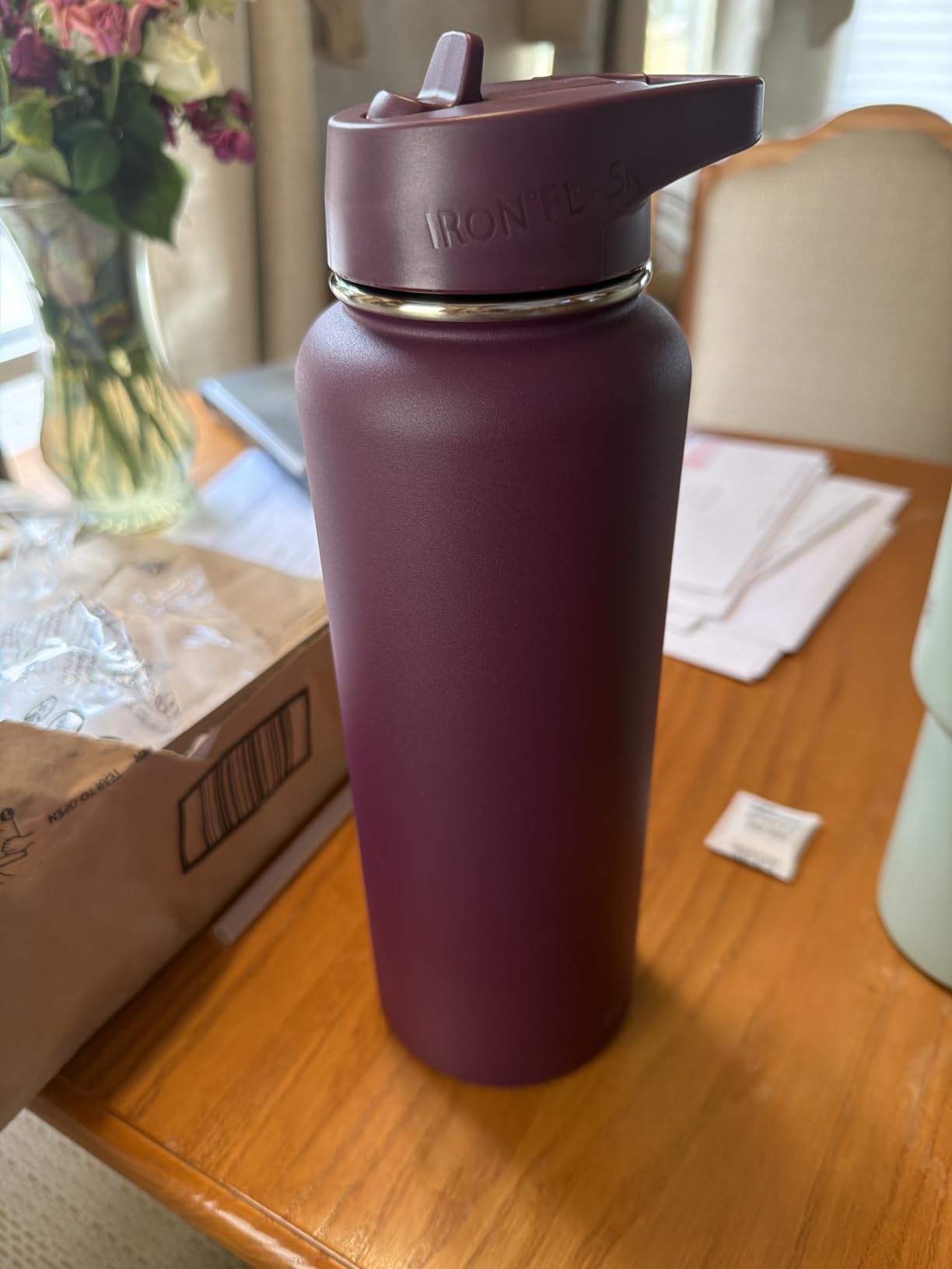 IRON °FLASK 40 oz Wide Mouth Water Bottle with Straw | Insulated Stainless Steel Sports Water Bottle customer photo 2
