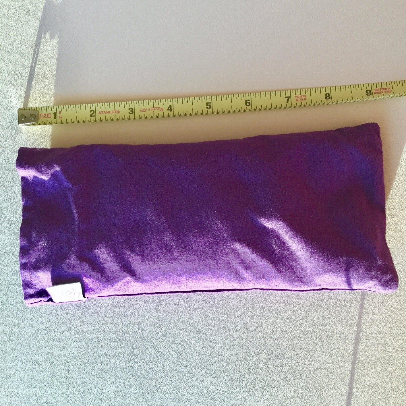 Lotus Lavender Eye Pillow - Weighted Eye Mask for Sleeping & Yoga | Real French lavender buds, not fragrance oil. Hot or cold for headaches, dry eyes & puffiness. Free NOLAVA app. customer photo 2