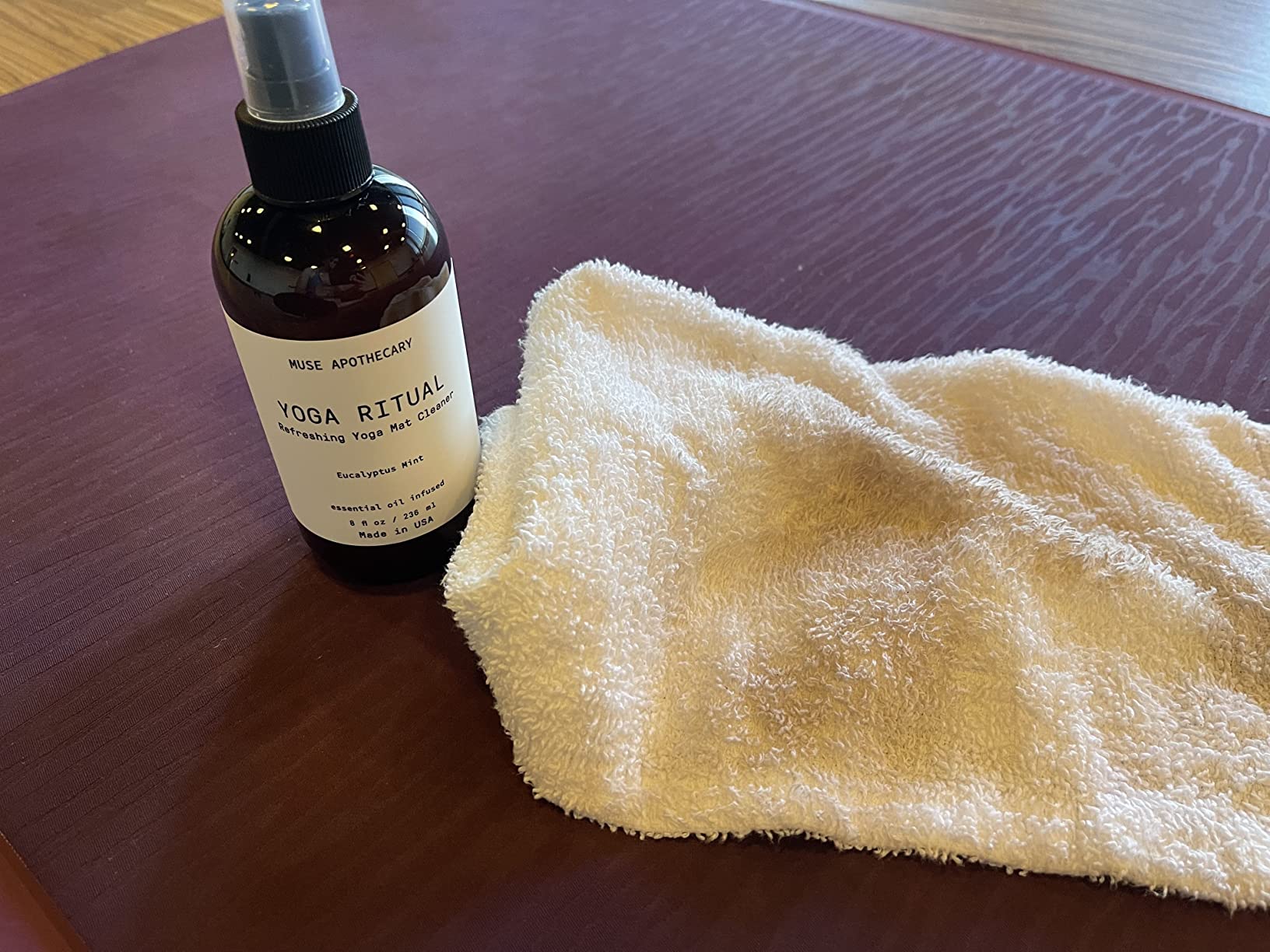 Muse Apothecary Yoga Ritual - Aromatic and Refreshing Yoga Mat Cleaner, 8 oz, Infused with Essential Oils - Eucalyptus Mint customer photo 1
