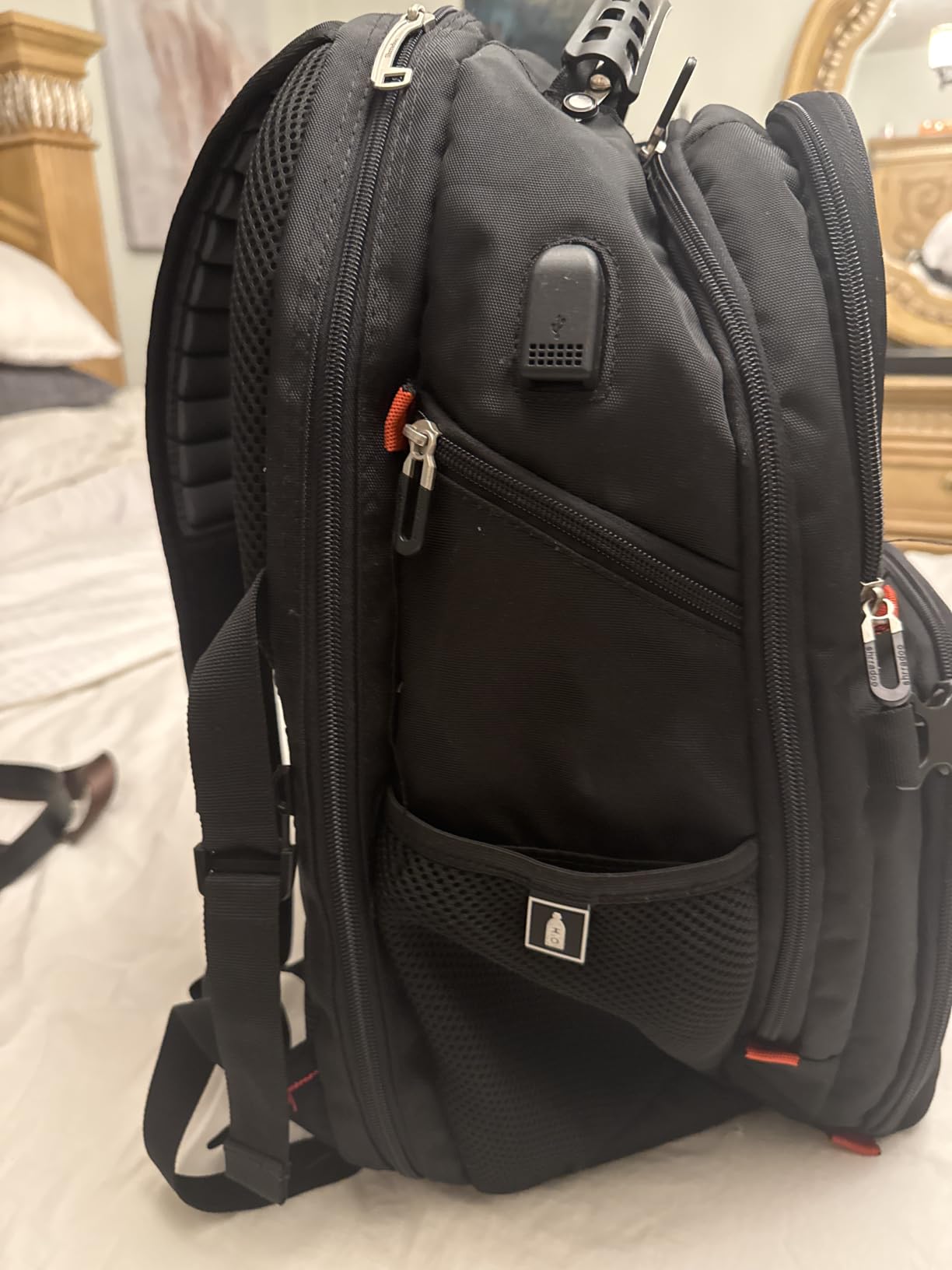SHRRADOO Extra Large Travel Laptop Backpack for Men, Work College Backpacks customer photo 2