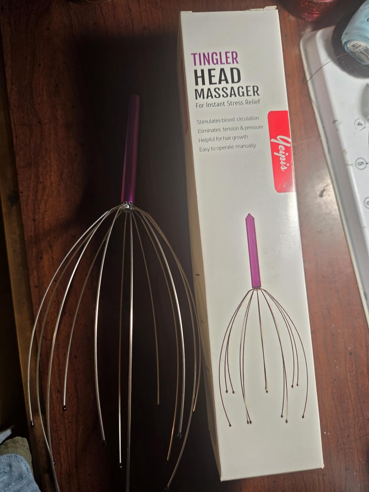 Yeipis 4 Pack Scalp Massagers, Handheld Head Massage Tingler, Scratcher for Deep Relaxation, Hair Stimulation and Stress Relief customer photo 1