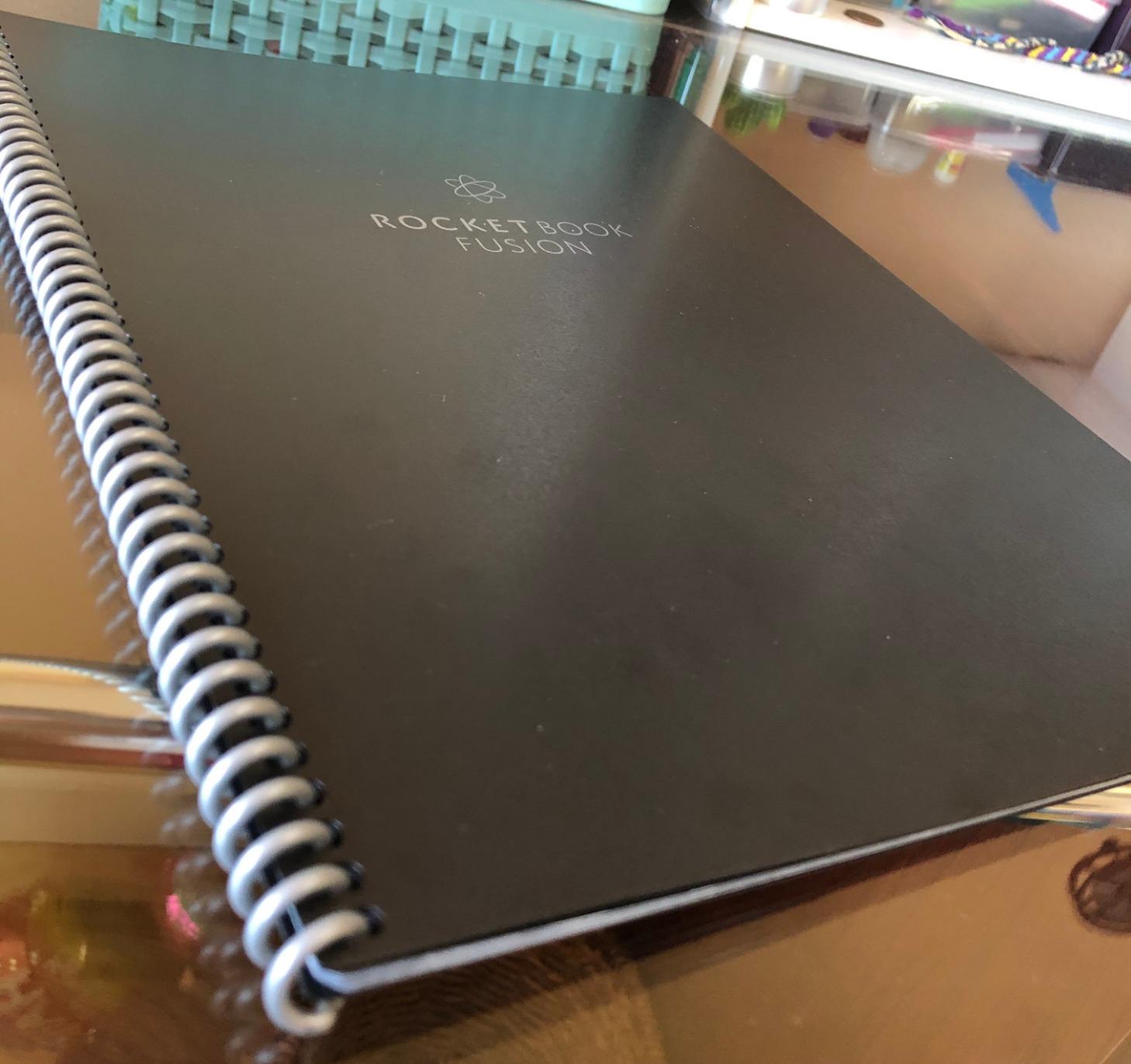 Rocketbook Fusion Reusable Undated Productivity Planner, Letter Size 8.5x11, Gray - Goals, Monthly and Weekly Calendar, Daily To-do List customer photo 2