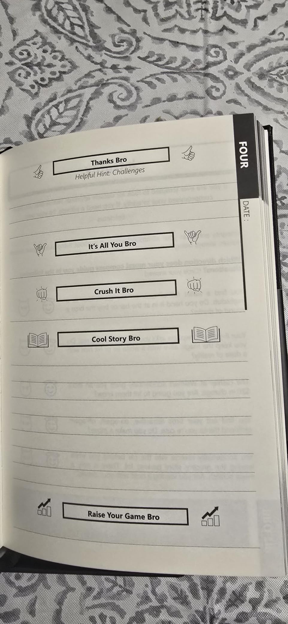 Self Mastery Journal for Men | 12-Week Guided System for Gratitude, Mindfulness & Habit Building with Structured Daily Prompts | Build Discipline & Mental Clarity | A5 Vegan Leather Hardcover | Gift-Ready customer photo 1