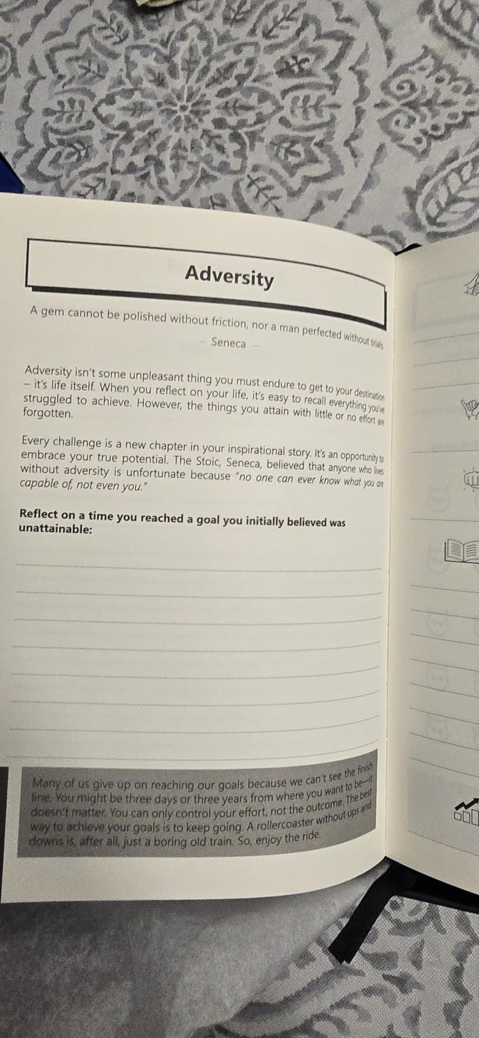 Self Mastery Journal for Men | 12-Week Guided System for Gratitude, Mindfulness & Habit Building with Structured Daily Prompts | Build Discipline & Mental Clarity | A5 Vegan Leather Hardcover | Gift-Ready customer photo 2
