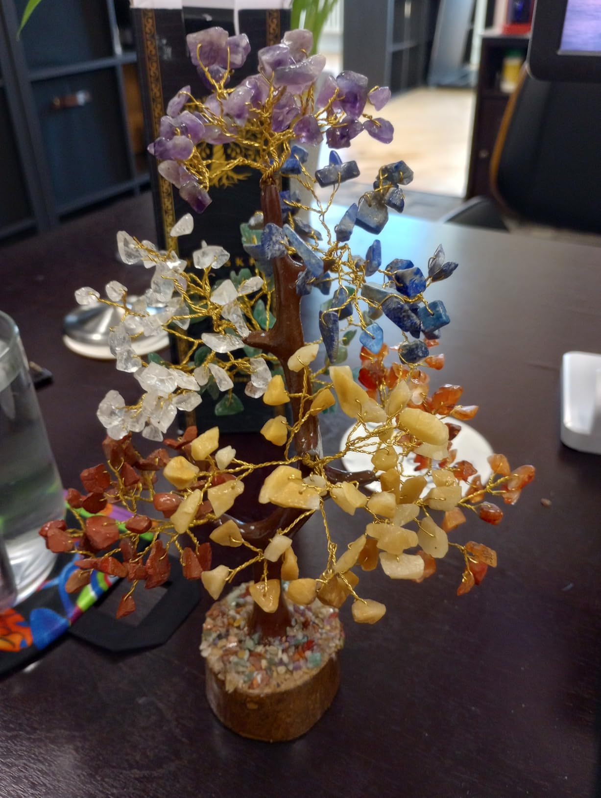 YATSKIA 7 Chakra Tree of Life - Crystals and Healing Stones | Birthday Gifts | Crystal Tree for Positive Energy | Home & Office Decor | Gifts for Women customer photo 2