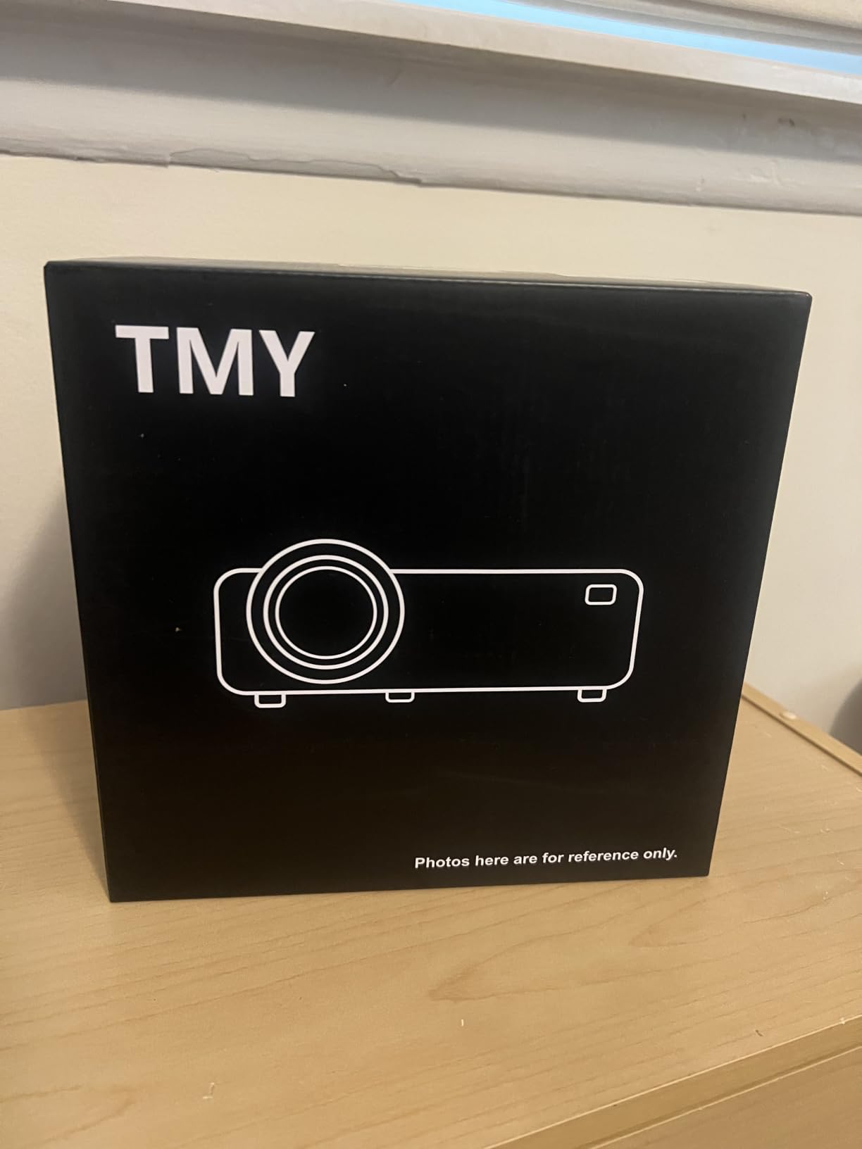 TMY 1080P Mini Portable Projector, 2-way Bluetooth, with 80in Screen customer photo 2