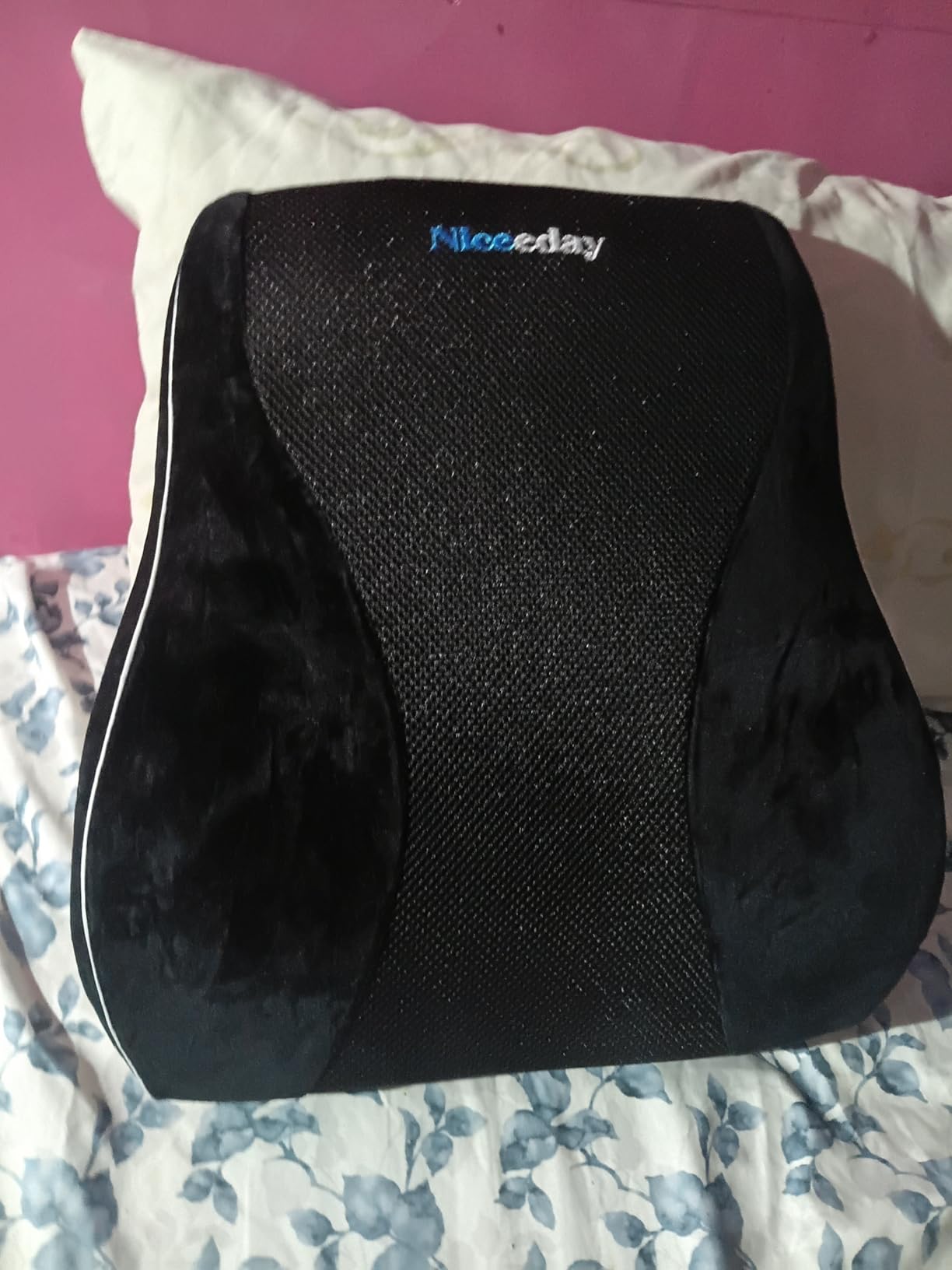 Lumbar Support Pillow for Office Chair Car Back Support Pillow, Memory Foam Gaming Chair Desk Chair Back Cushion for Lower Back Pain Relief, Ergonomic Back Rest, Office Home Essentials customer photo 2