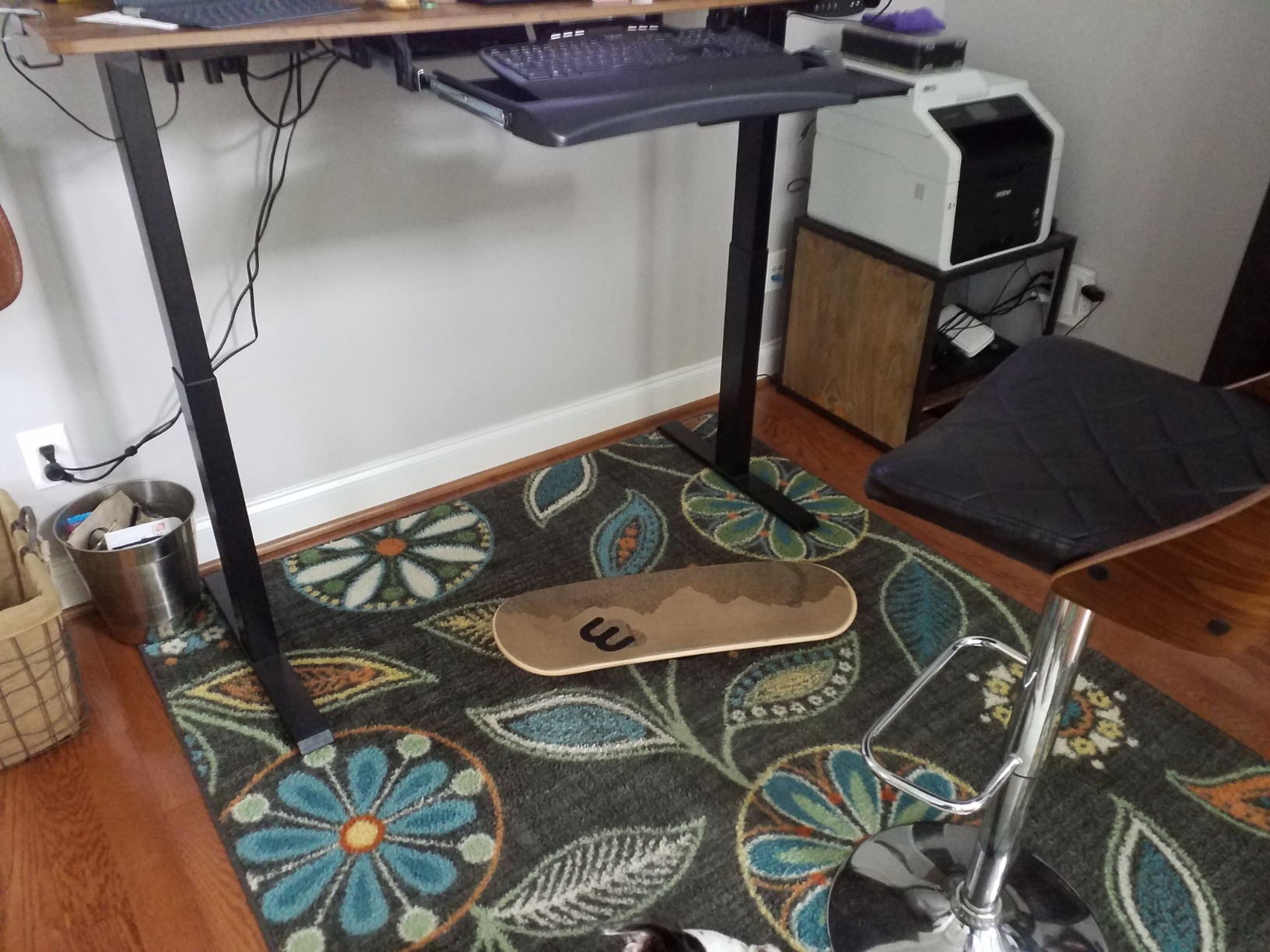 Wide 360° | Standing Desk Balance Board | Wobble Board Portable Home Gym | Snowboard Training | Surf trainer | Balance Board for Kids & Adults customer photo 2