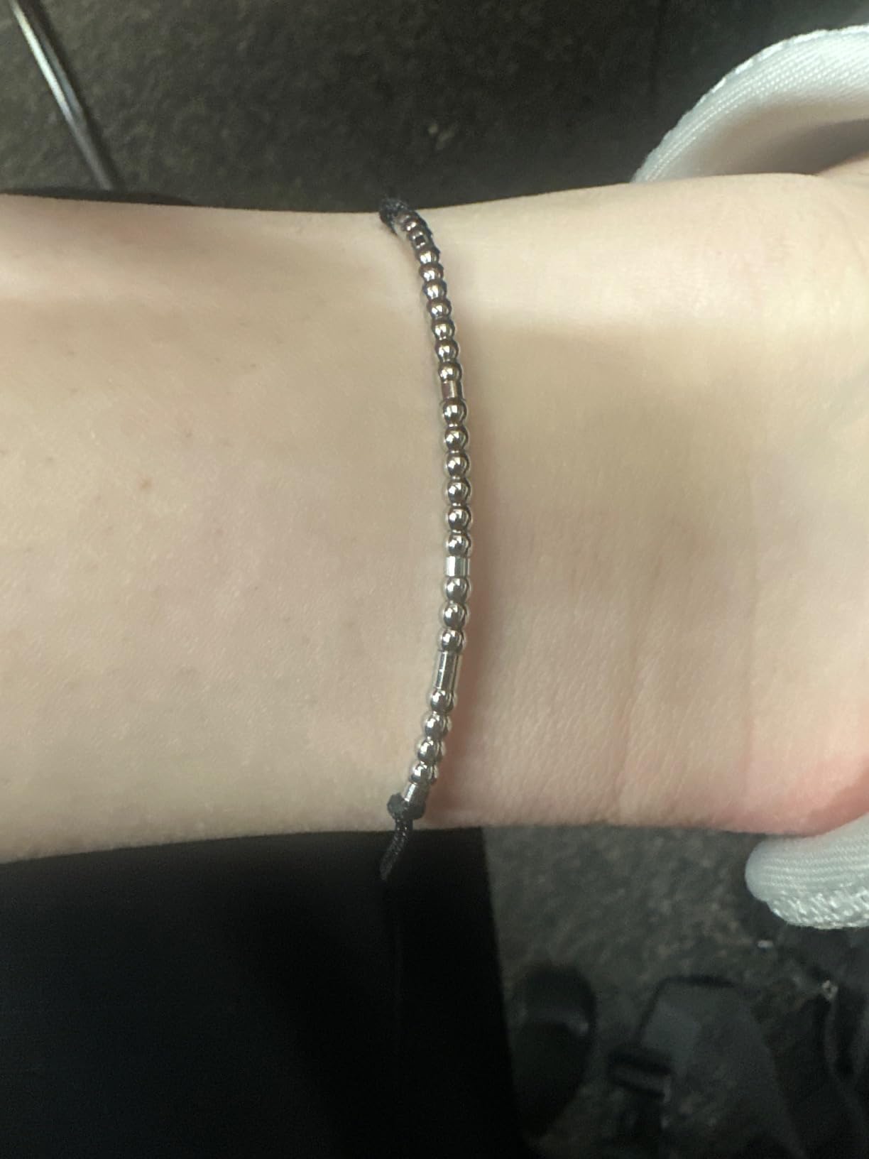 ASELFAD Morse Code Bracelets for Women, Funny Best Friend Birthday Gifts for Women Friendship Bracelets, Inspirational Jewelry, Teen Girl Gifts Trendy Stuff customer photo 2