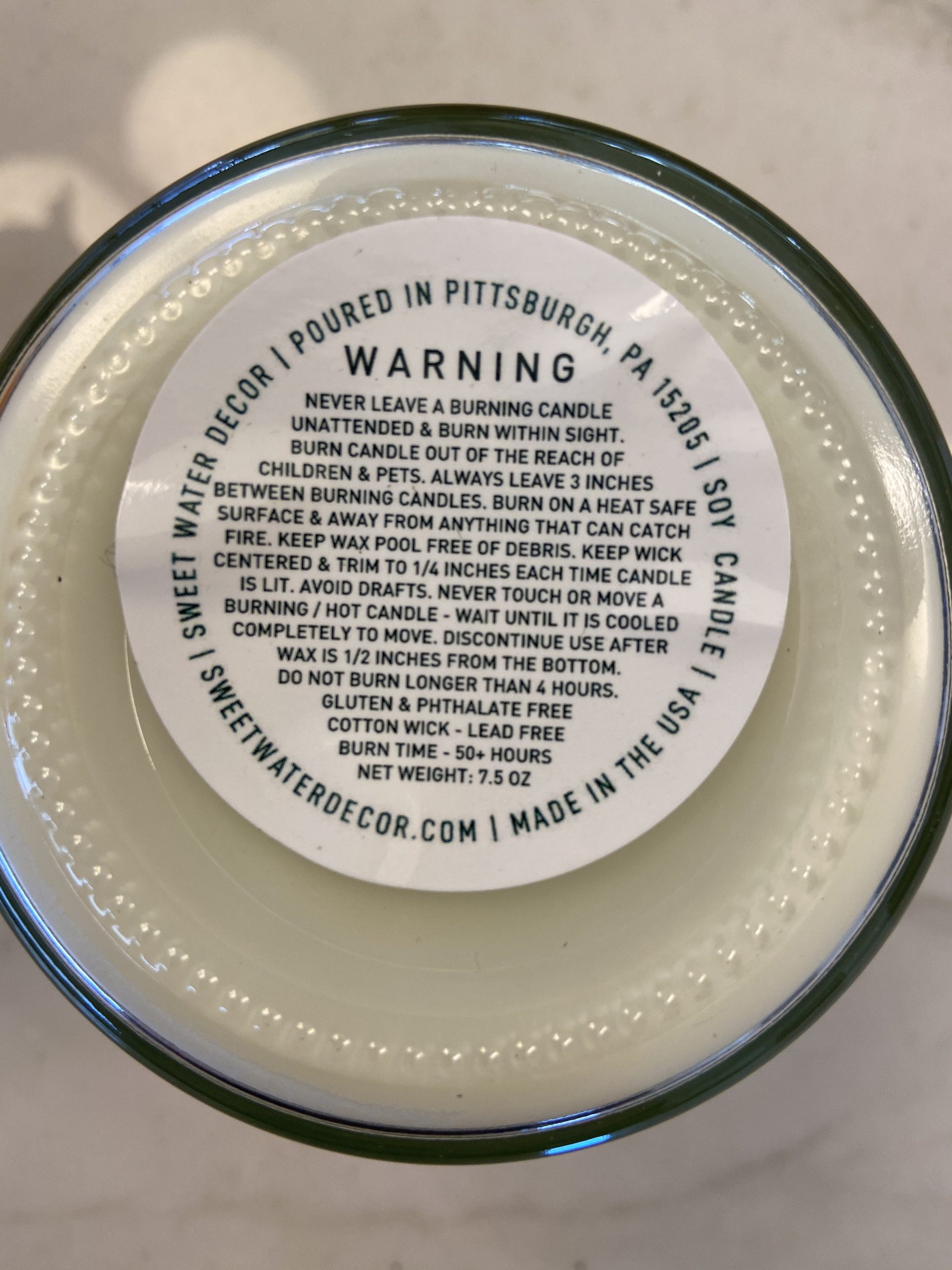 Sweet Water Decor Relax Girl, Peppermint, Cedar, Clove, and Eucalyptus Scented Soy Wax Candle for Home | 9oz Clear Jar, 40 Hour Burn Time, Non Toxic, Made in the USA customer photo 1