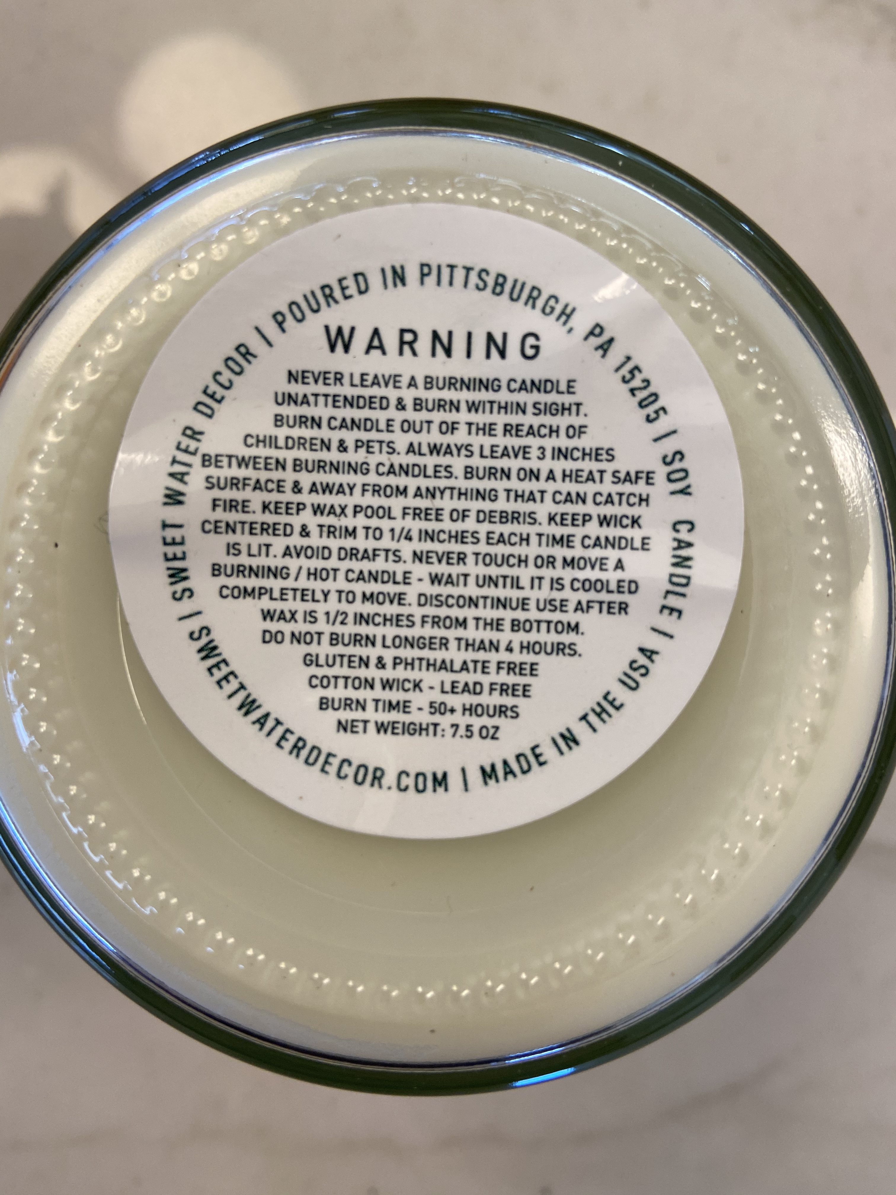 Sweet Water Decor Relax Girl, Peppermint, Cedar, Clove, and Eucalyptus Scented Soy Wax Candle for Home | 9oz Clear Jar, 40 Hour Burn Time, Non Toxic, Made in the USA customer photo 1