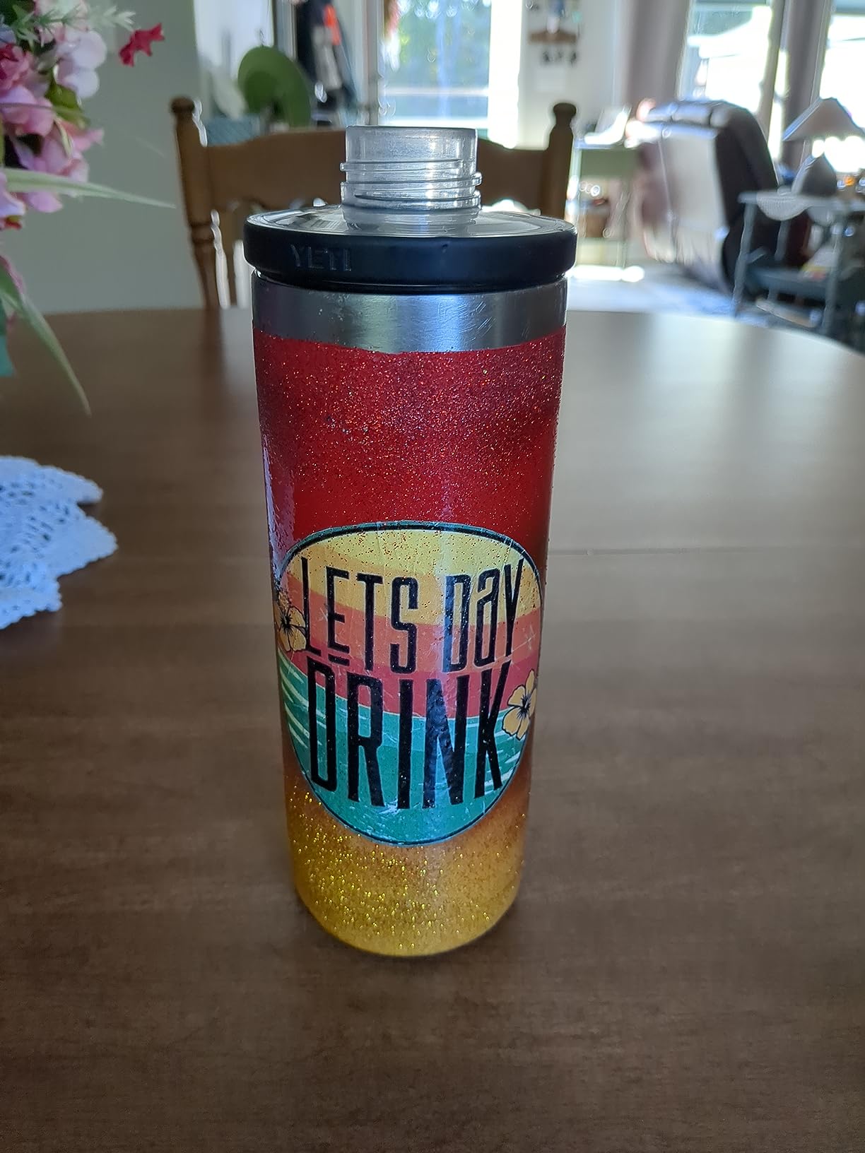 YETI Rambler 18 oz Bottle, Leakproof, Vacuum Insulated, Stainless Steel with Chug Cap customer photo 1