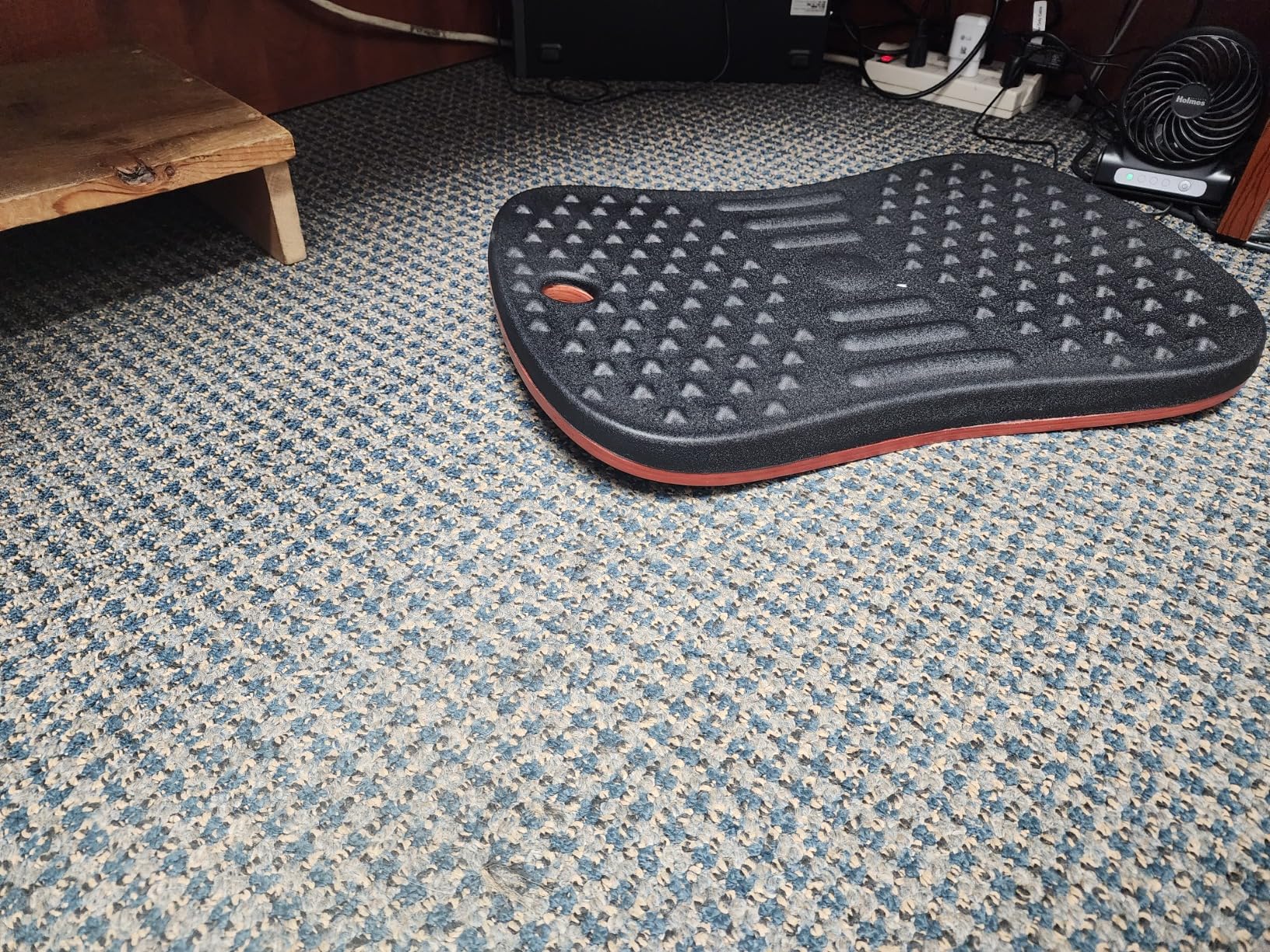 Yes4All Wobble Balance Board for Standing Desk/Anti-Fatigue Office Foam Pad - Standing Desk Mats, Rocker Board, Office Accessories, Wobble Board With Massage Ball customer photo 1