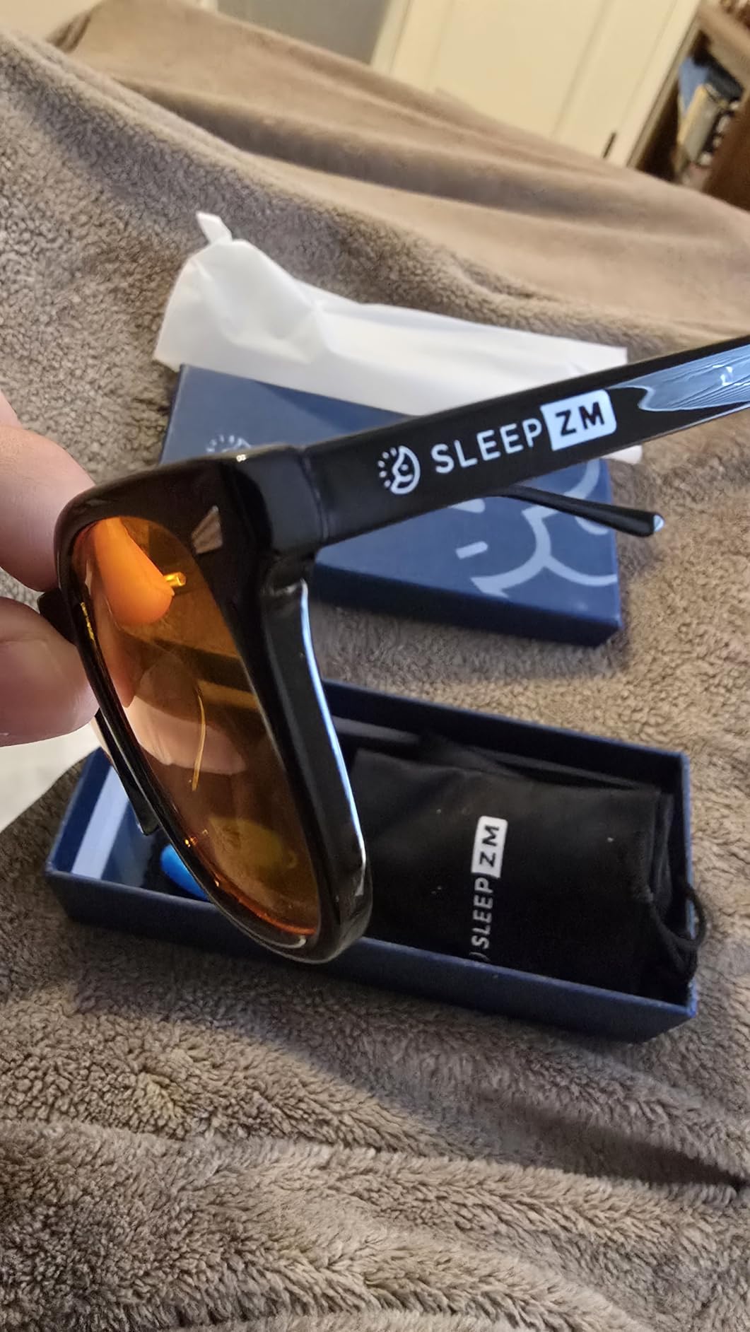 Blue Light Blocking & Light Sensitivity Glasses with 14 Lens Types customer photo 2