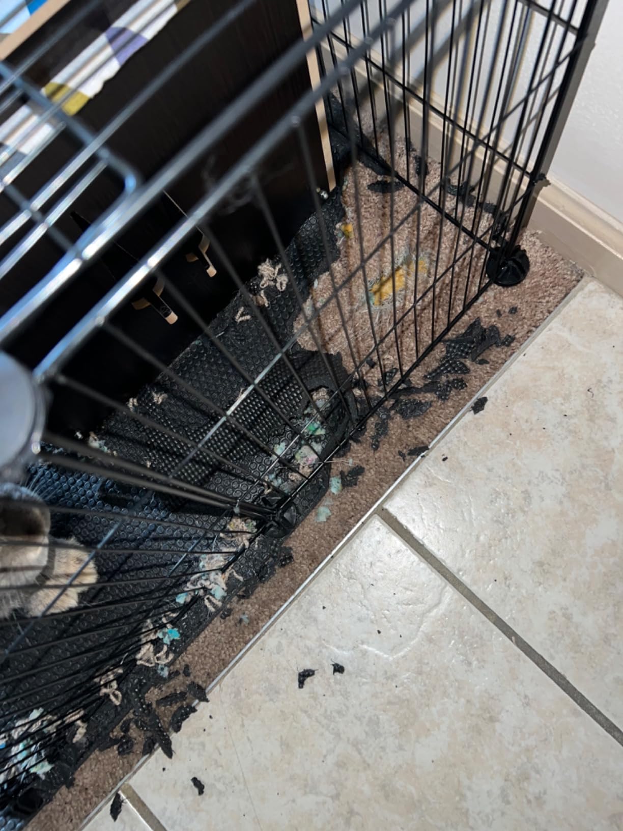 CAMBIVO Extra Long Wide Yoga Mat, Thick PVC Workout Mat | For tall and plus-size, cushioned non-slip bottom customer photo 2