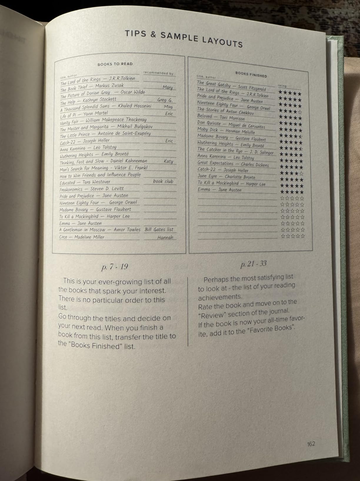 Kunitsa Co. The Reading Journal - 52 Reviews, Book Journal for Book Lovers and Readers, Review and Track Your Reading, Green customer photo 1