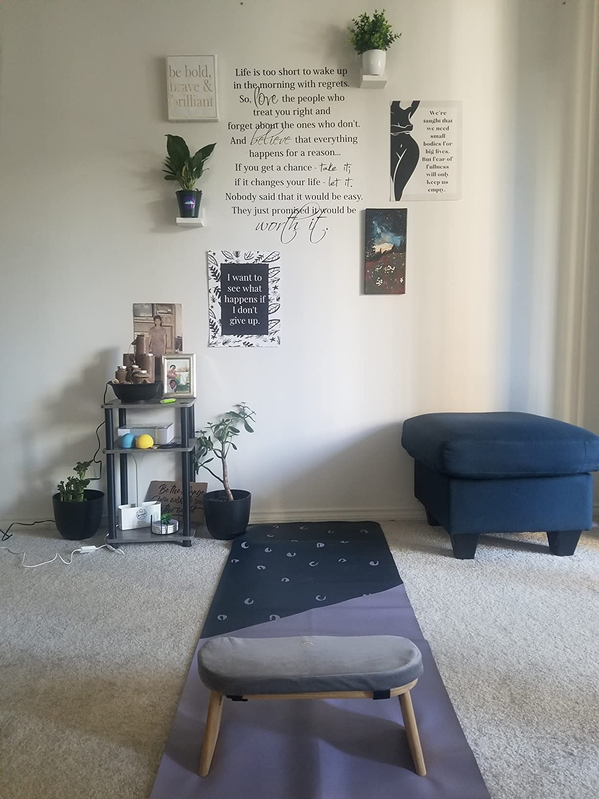Florensi Meditation Bench - Bamboo, Foldable & Ergonomic Meditation Stool - Sturdy Prayer Bench with Meditation Cushion, Comfortable for Kneeling or Sitting - Perfect for Deeper & Longer Meditation customer photo 2