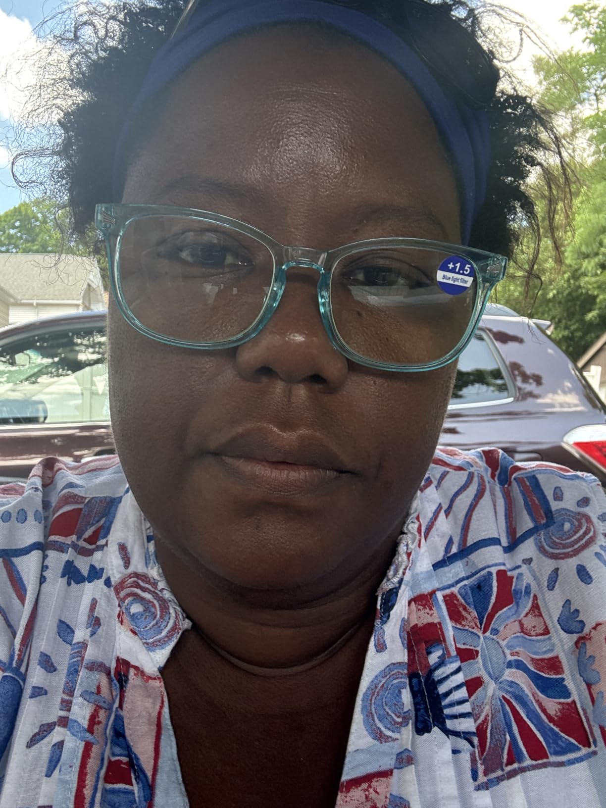 1.5 Reading Glasses for Women with Blue Light Filter | Eye Glasses, Blue Light Blocking, Cheaters (C1 Mix) customer photo 2