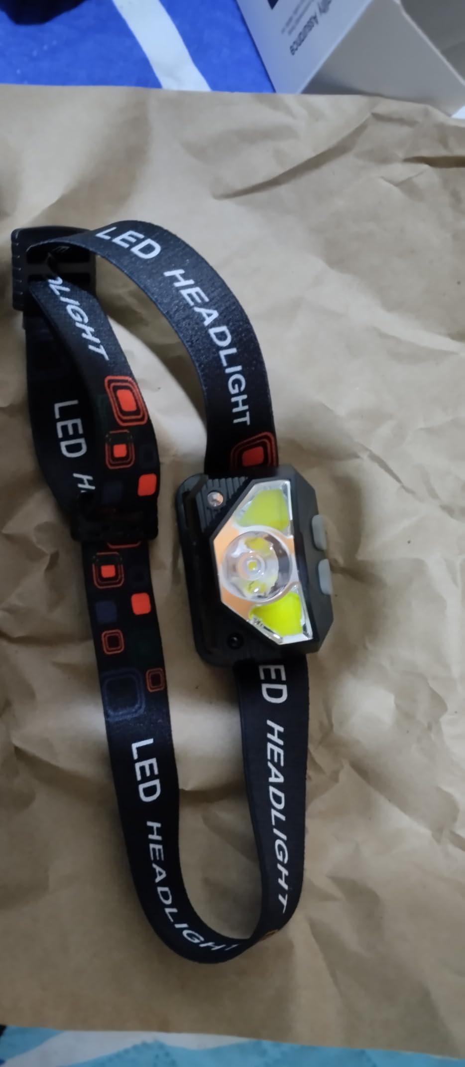 LHKNL Headlamp Flashlight, Lumen Bright Head Lamps LED Rechargeable Camping customer photo 2