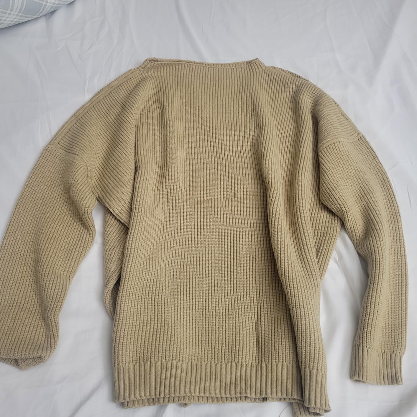 Ugerlov Women's Oversized Sweaters Batwing Sleeve Mock Neck Jumper Tops Chunky Knit Pullover Sweater customer photo 1