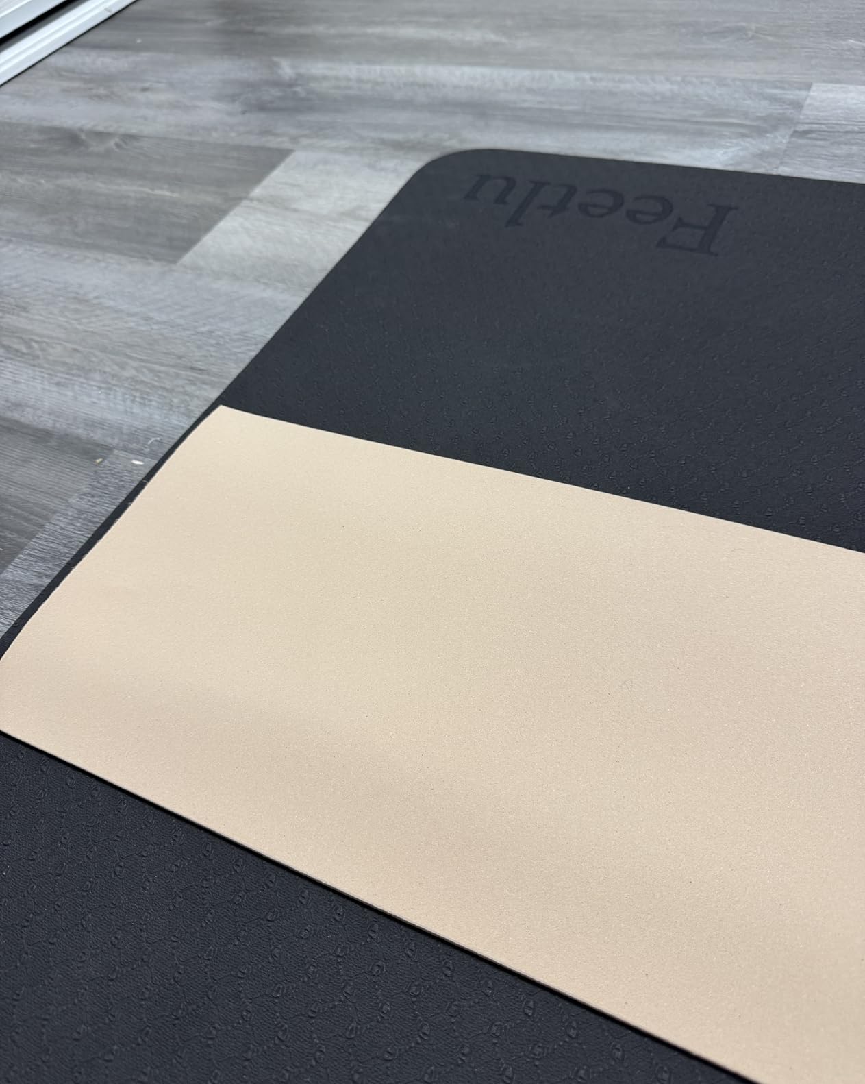 Extra Thick Yoga Mat with Carry Strap, 10mm Non-Slip Exercise Mat, 72 x 24 Inch Cushioned Workout Mat for Yoga, Pilates, Stretching & Floor Exercises customer photo 2