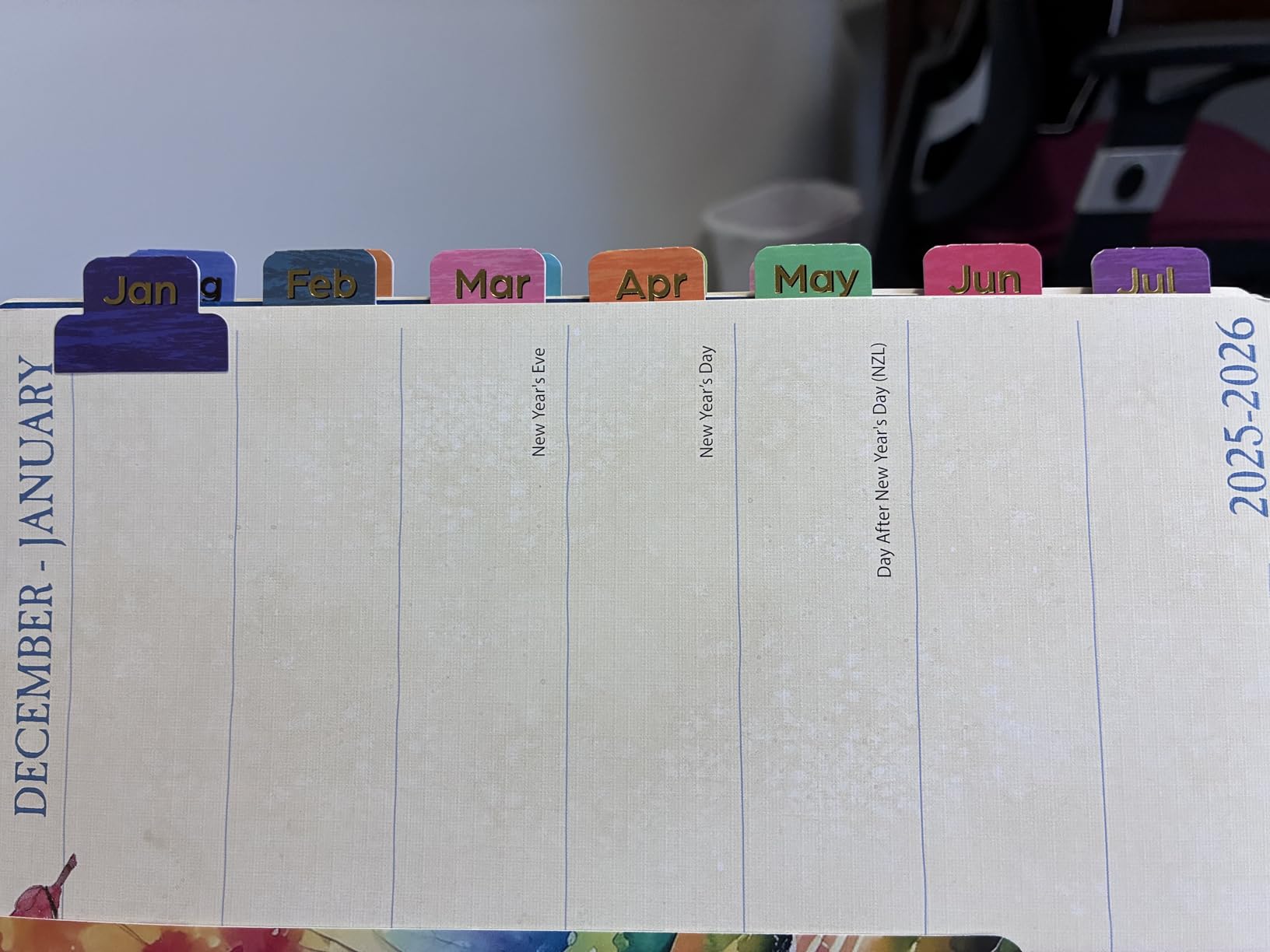 Outus 24 Pcs Monthly Tabs for Planners, Colorful Adhesive Planner Stickers | Adhesive Index Tabs, Colorful, Planner Accessories, Monthly Organizer Labels customer photo 2