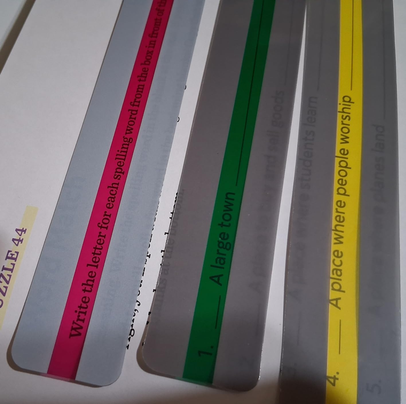 8 Pack Guided Reading Strips, Colored Overlay Bookmark for Kids | Highlight Strips for Reading, Assorted Colors Help with Dyslexia for Children, Student and Teacher Classroom Supply Assistant customer photo 2